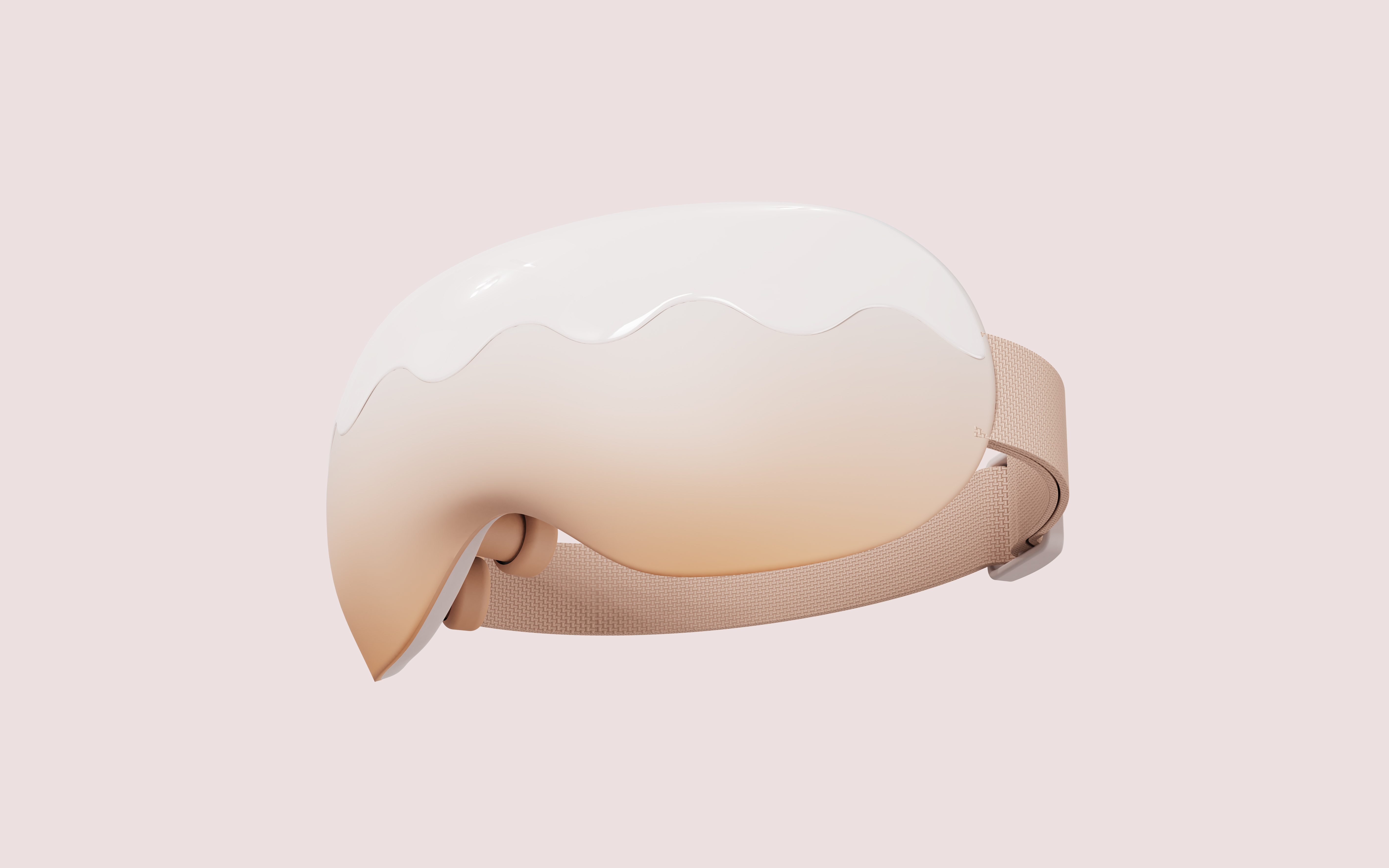 ice cream，cream，Snow Top，Gradient，Fun element，Maiden heart，Eye massage instrument，Hot and cold compress for eyes，