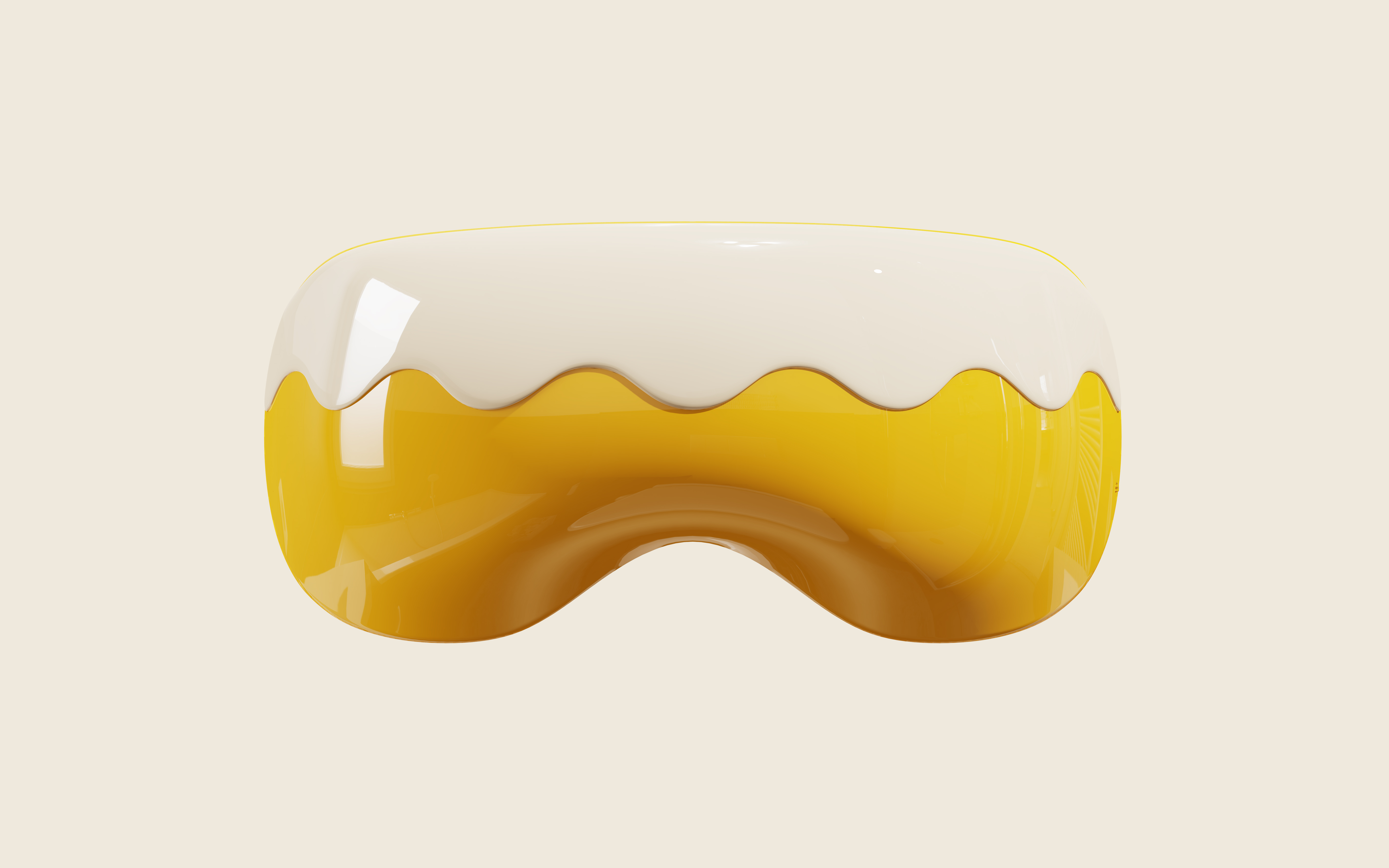 ice cream，cream，Snow Top，Gradient，Fun element，Maiden heart，Eye massage instrument，Hot and cold compress for eyes，