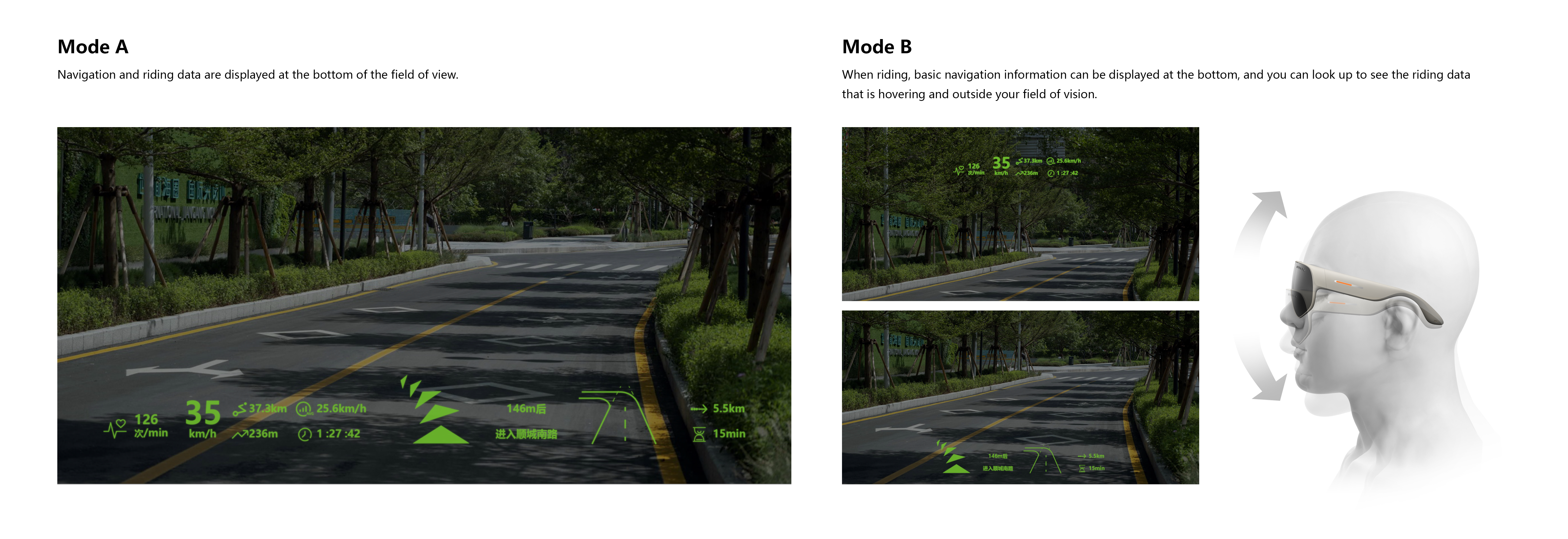 Ar glasses，AI glasses，Riding glasses，industrial design，Ride，