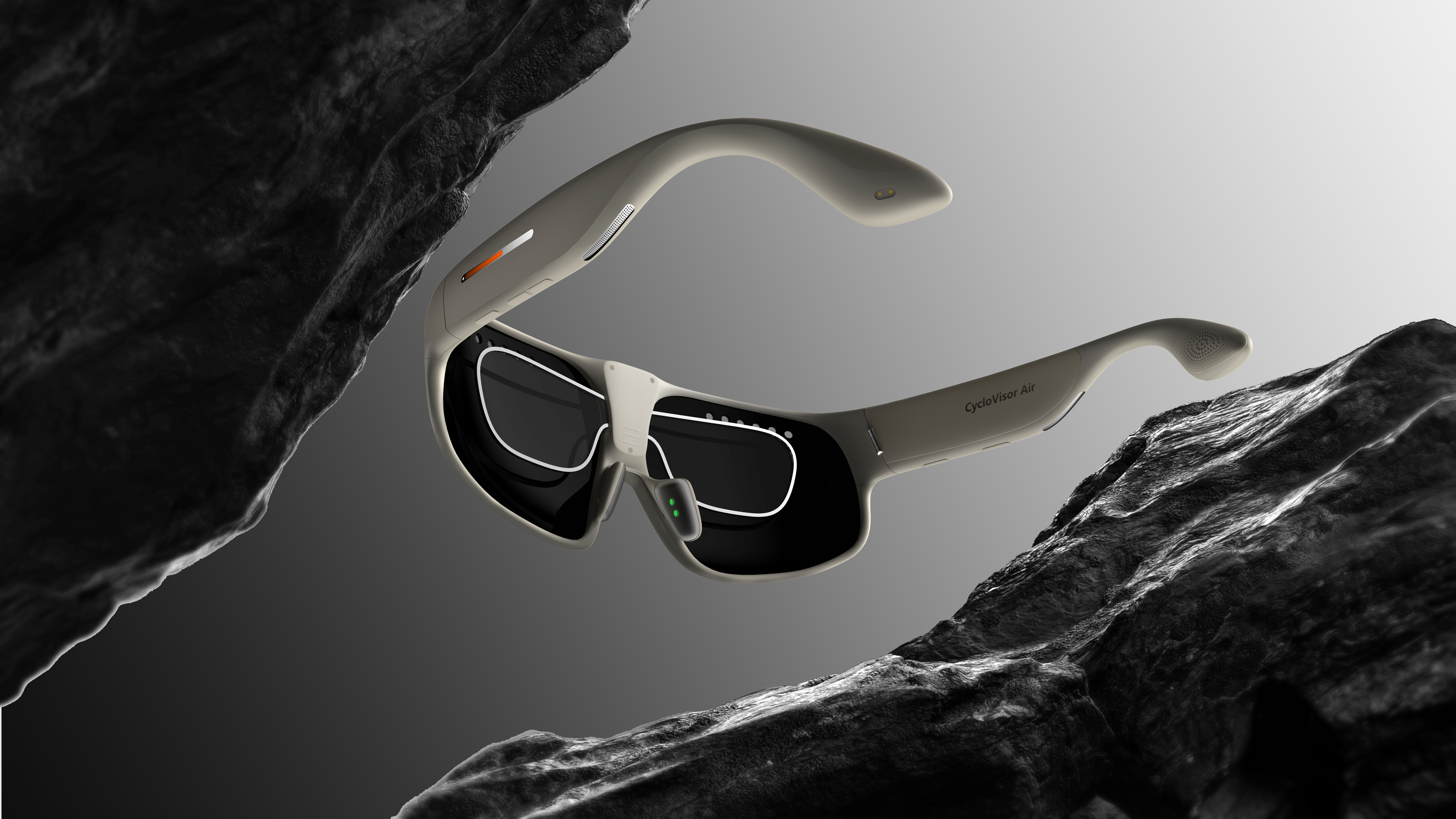 Ar glasses，AI glasses，Riding glasses，industrial design，Ride，