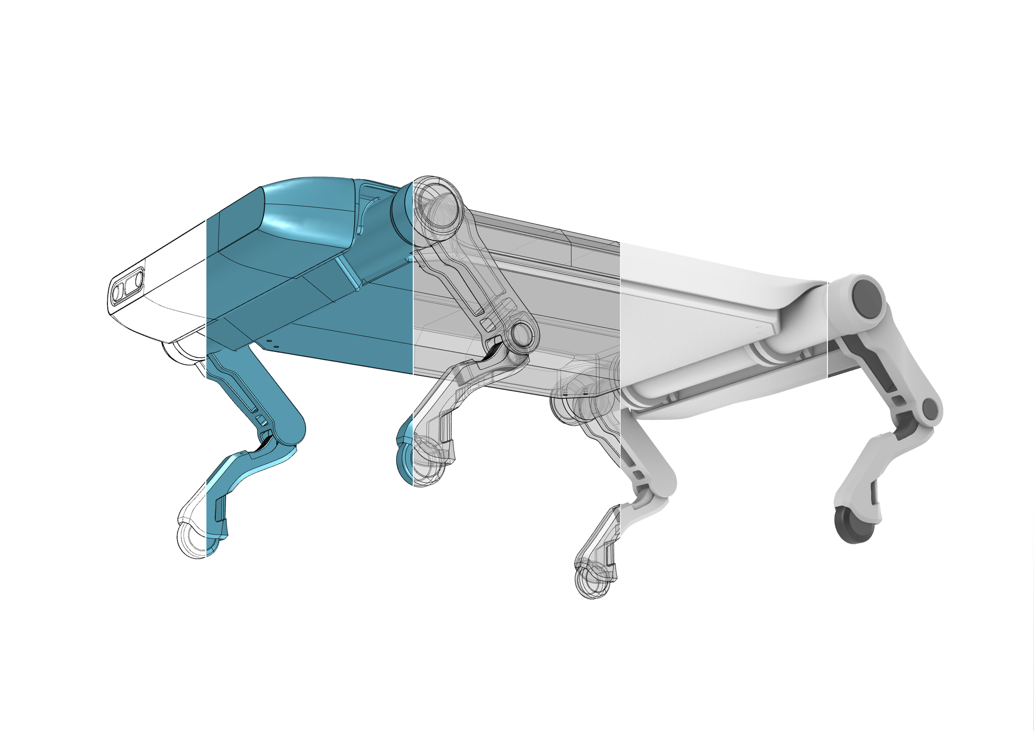 Robot dog，Shopping，Household mechanical dog，industrial design，product design，Concept product，