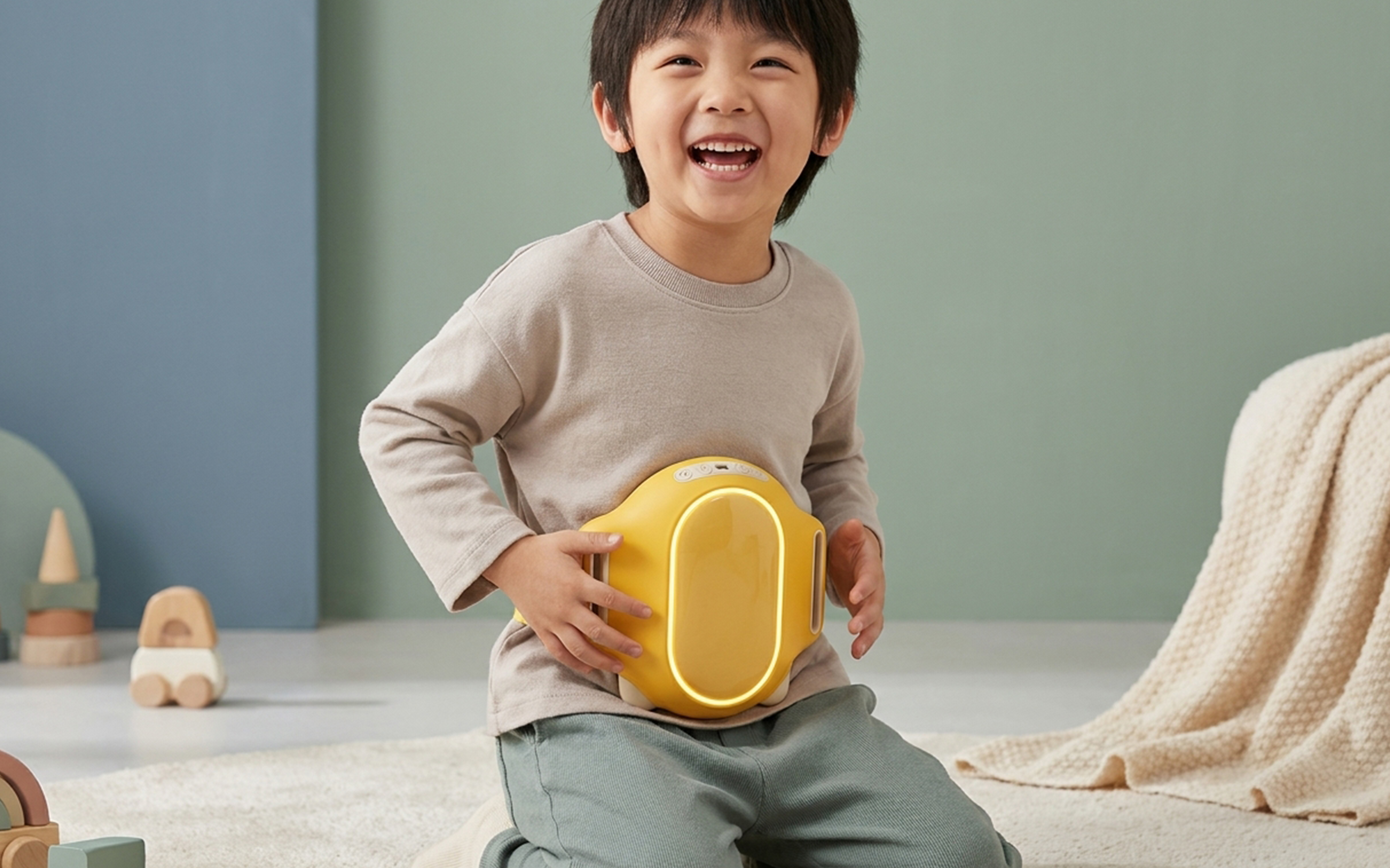 Children's products，Abdominal rubbing instrument，Health Physiotherapy，Personal care products，Childlike interest，Sense of science and technology，moxibustion，infrared light，