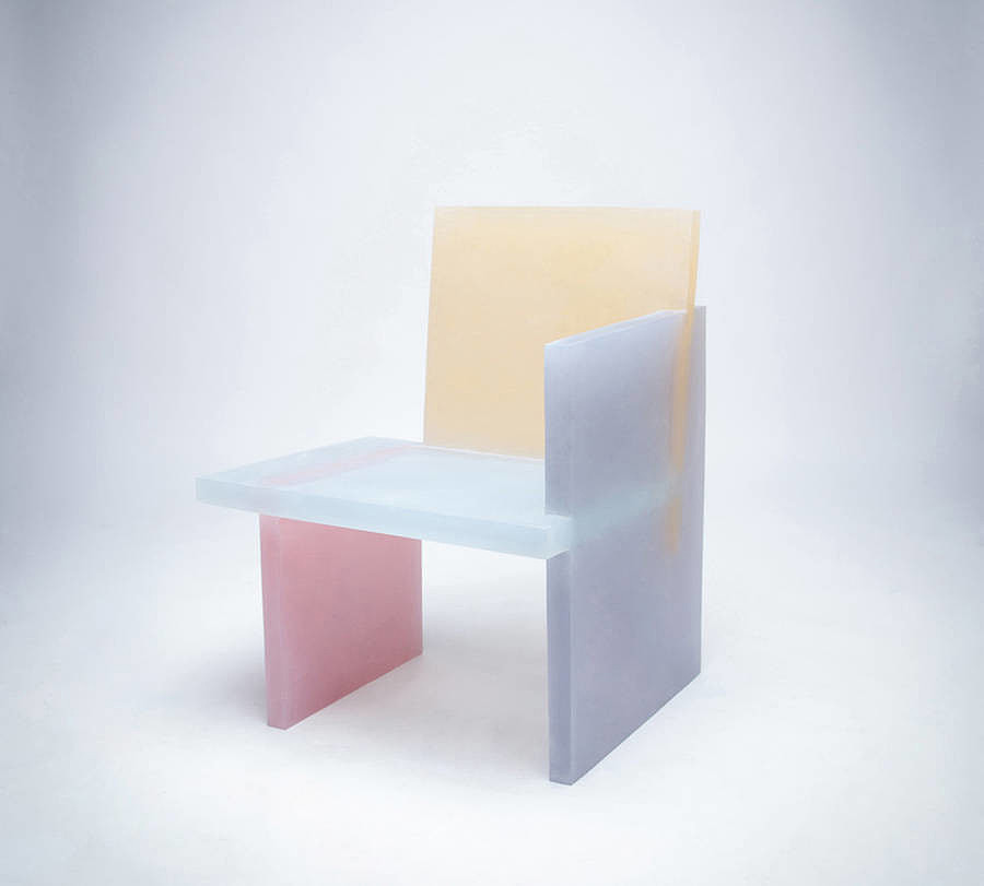 Soft light，translucent，resin，flow，