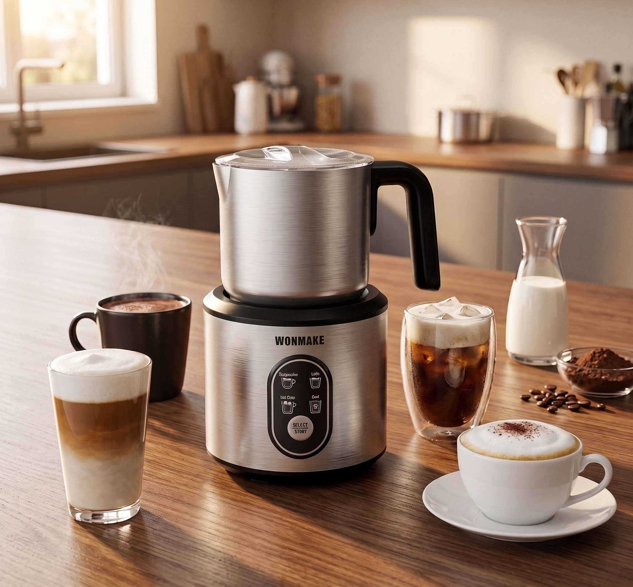 Milk foaming machine，small home appliances，industrial design，