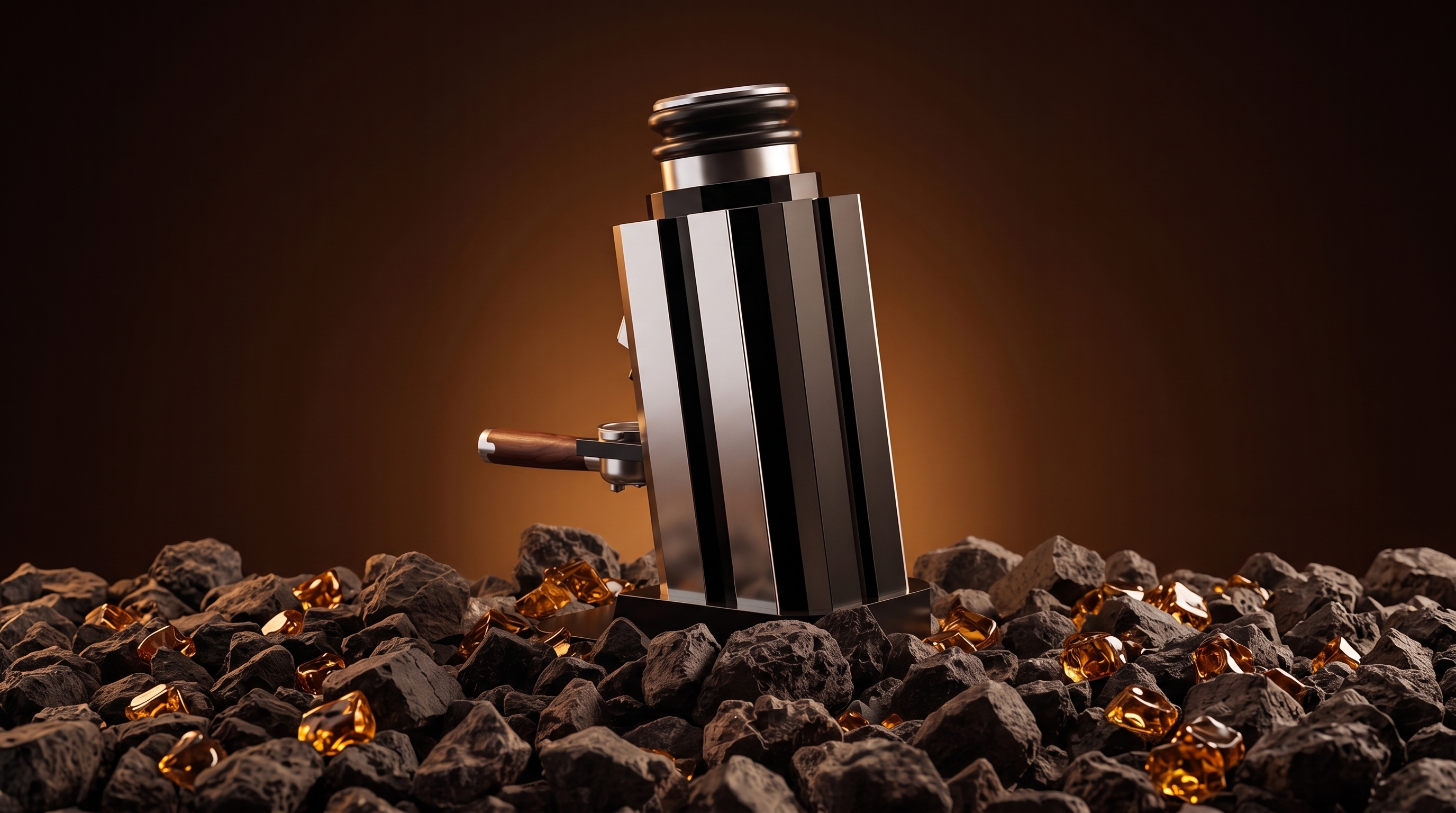 Boutique bean grinder，Aluminum Profile Home Appliances，small home appliances，get design，Appearance design，product design，Professional coffee equipment，