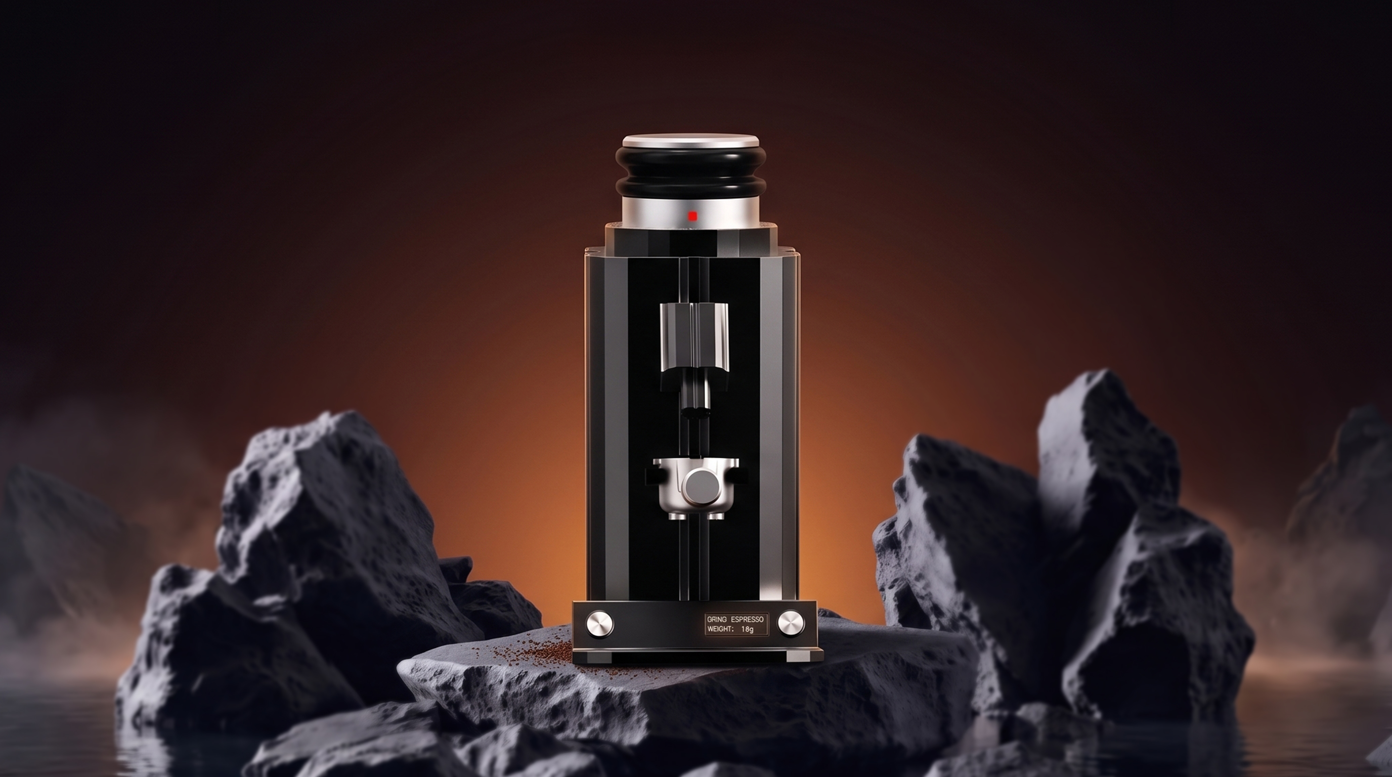 Boutique bean grinder，Aluminum Profile Home Appliances，small home appliances，get design，Appearance design，product design，Professional coffee equipment，