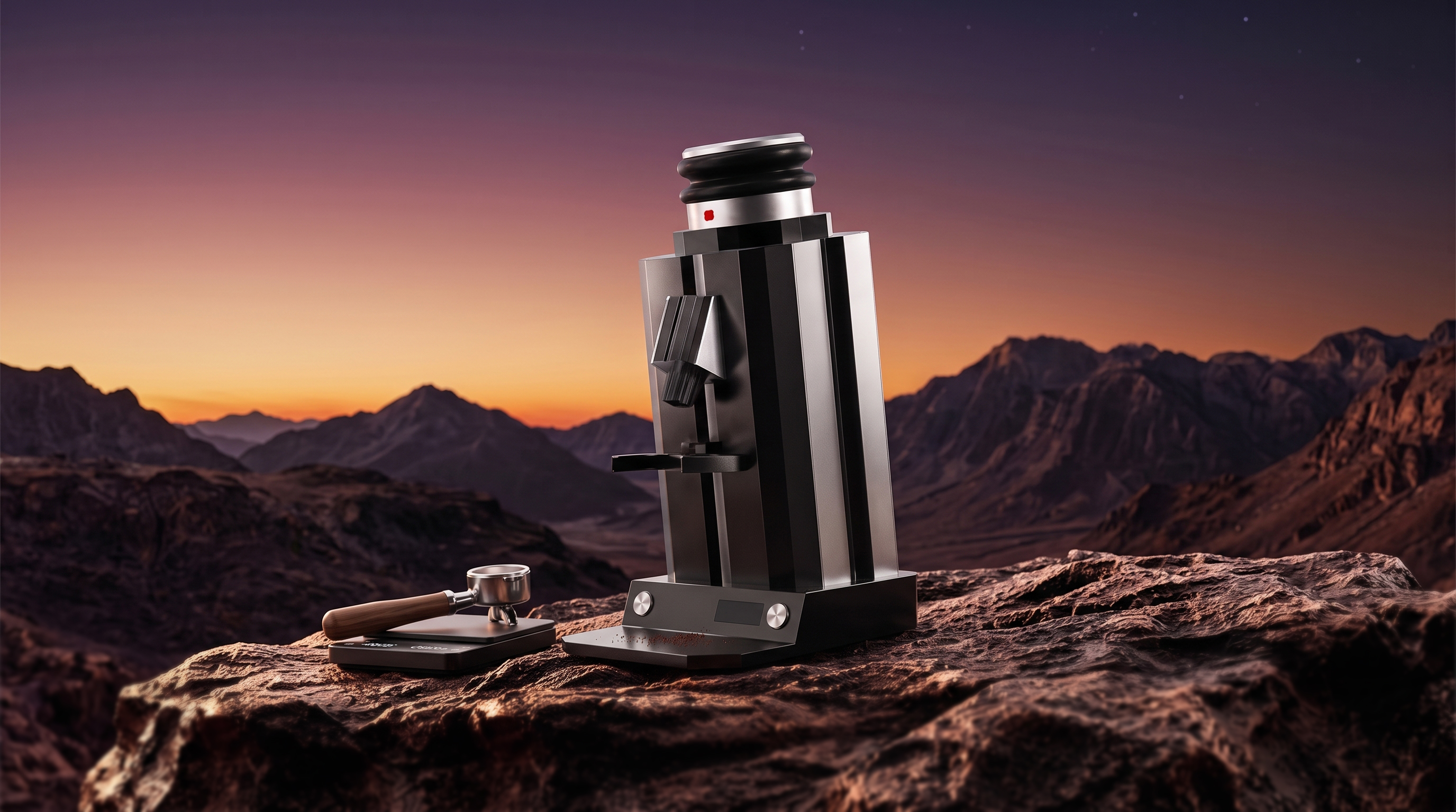 Boutique bean grinder，Aluminum Profile Home Appliances，small home appliances，get design，Appearance design，product design，Professional coffee equipment，