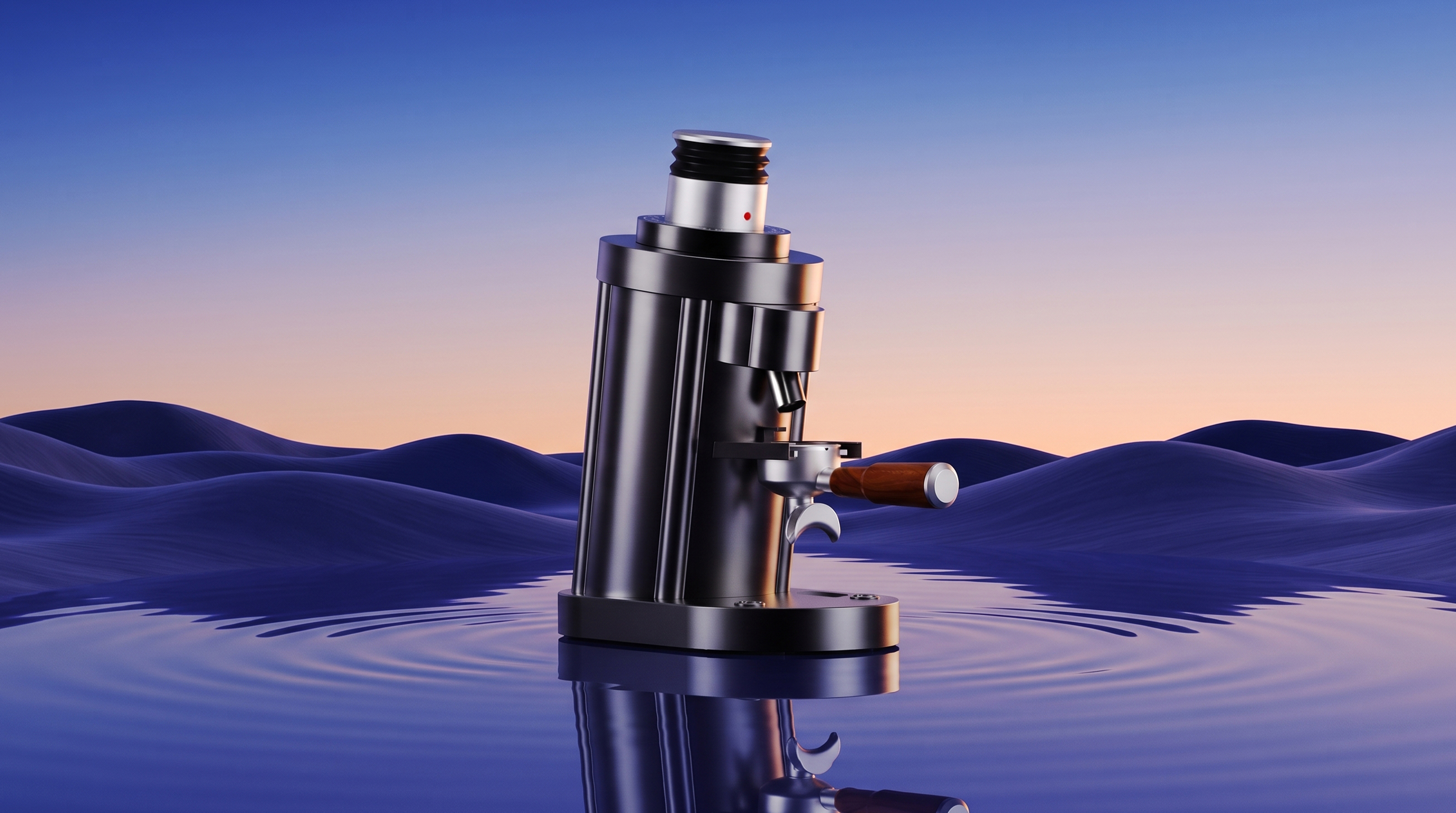 electric bean grinder，Coffee is good.，Aluminum Profile Home Appliances，Appearance design，product design，get design，Small household appliance design，