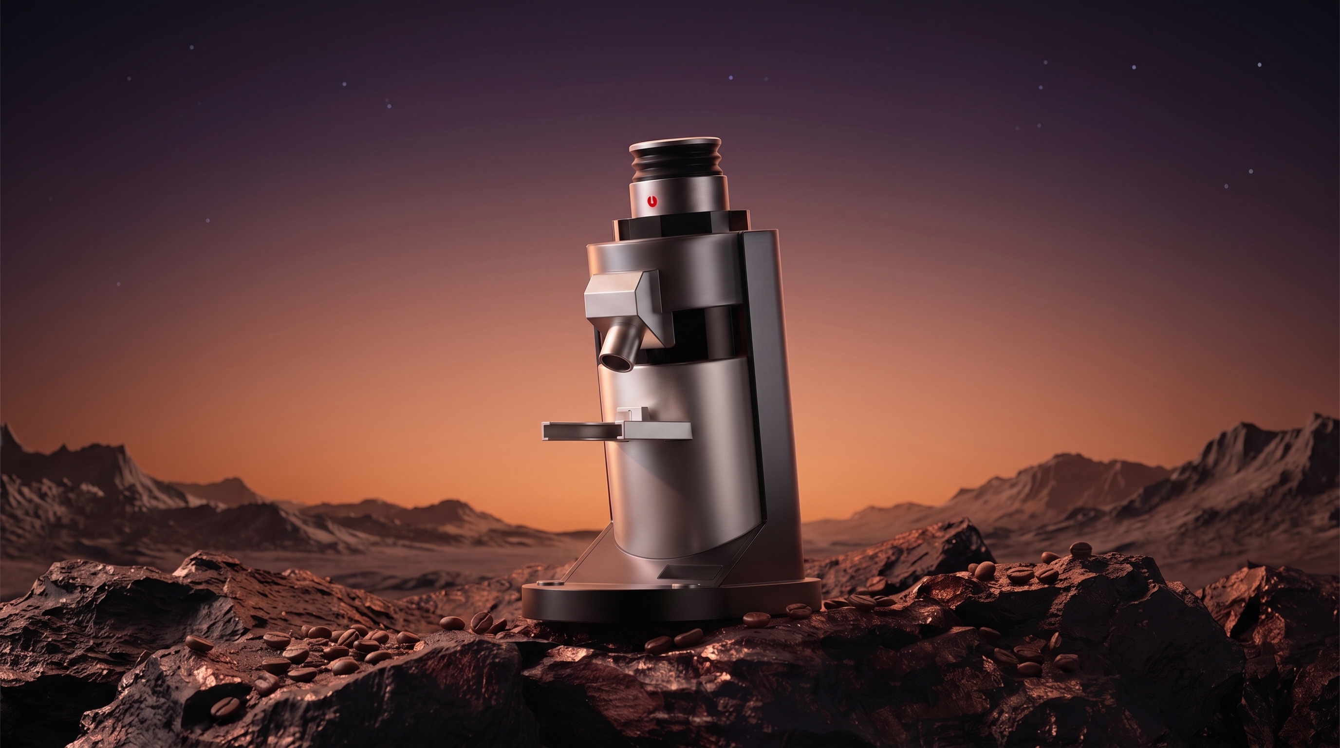 Boutique bean grinder，Appearance design，Aluminum Profile Home Appliances，Mechanical wind appliances，Small household appliance design，product design，get design，Professional coffee equipment，