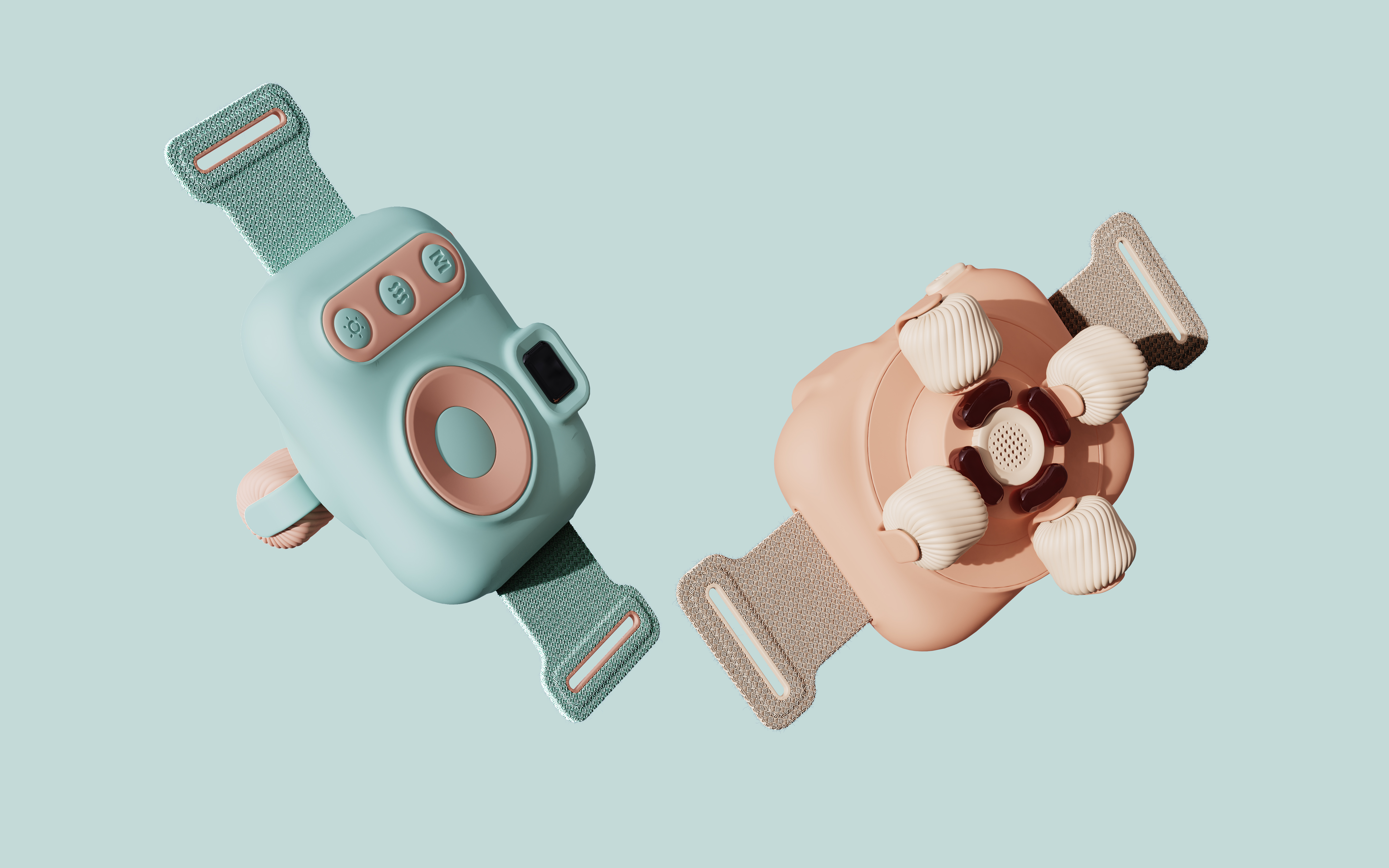 Abdominal rubbing instrument，children，Massage apparatus，infrared light，moxibustion，Roller rotation kneading abdomen，Childlike interest，camera，