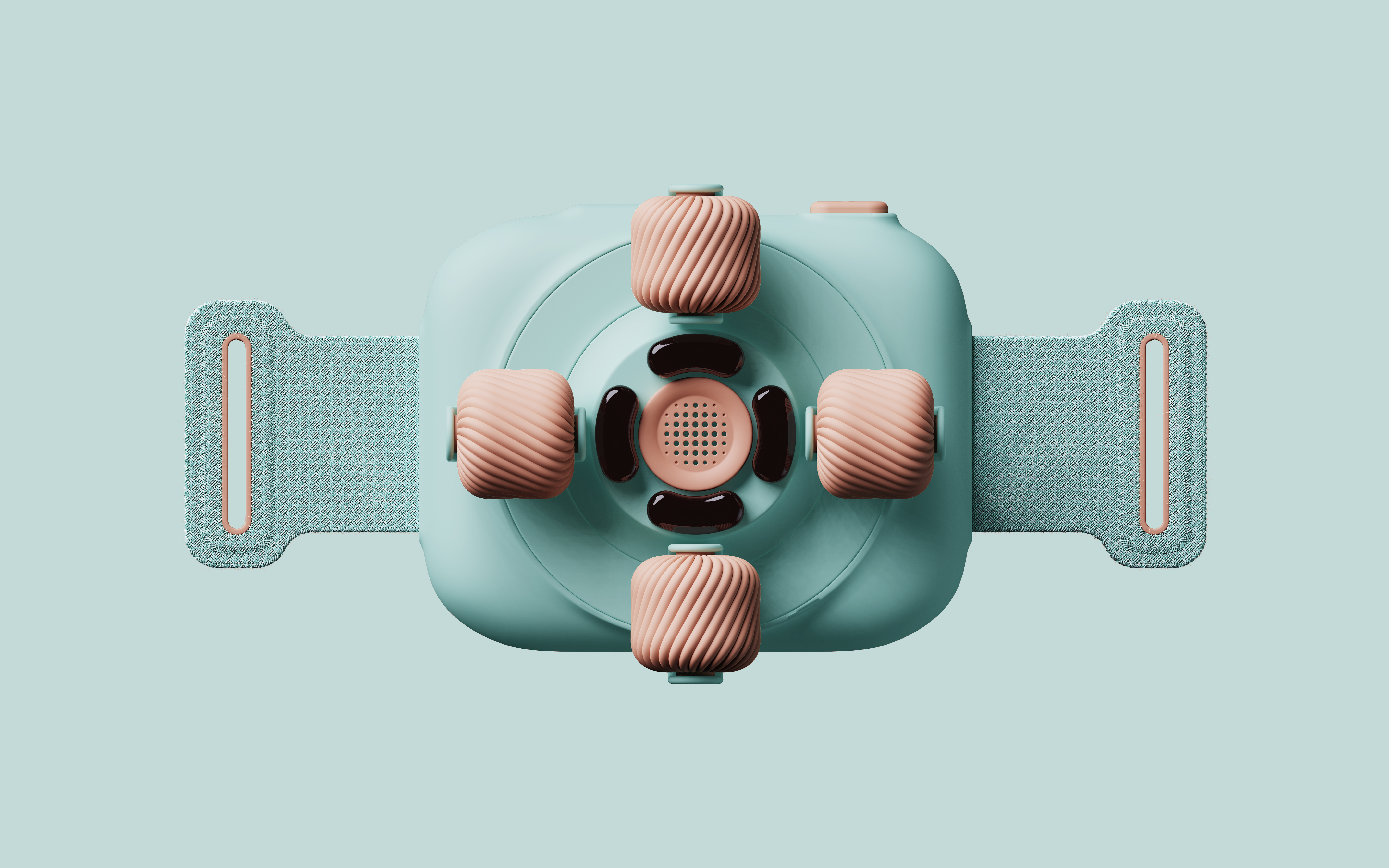 Abdominal rubbing instrument，children，Massage apparatus，infrared light，moxibustion，Roller rotation kneading abdomen，Childlike interest，camera，