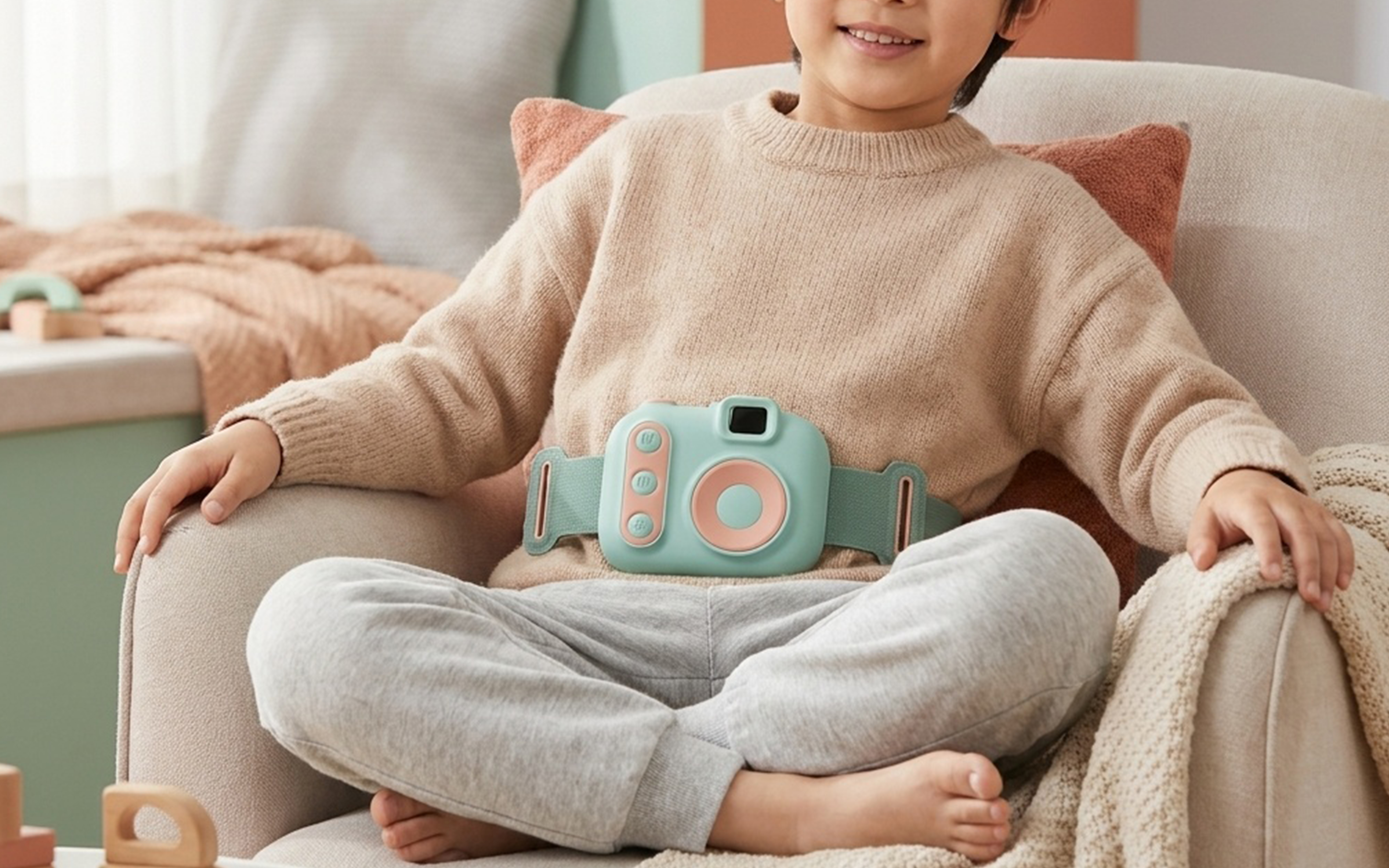 Abdominal rubbing instrument，children，Massage apparatus，infrared light，moxibustion，Roller rotation kneading abdomen，Childlike interest，camera，