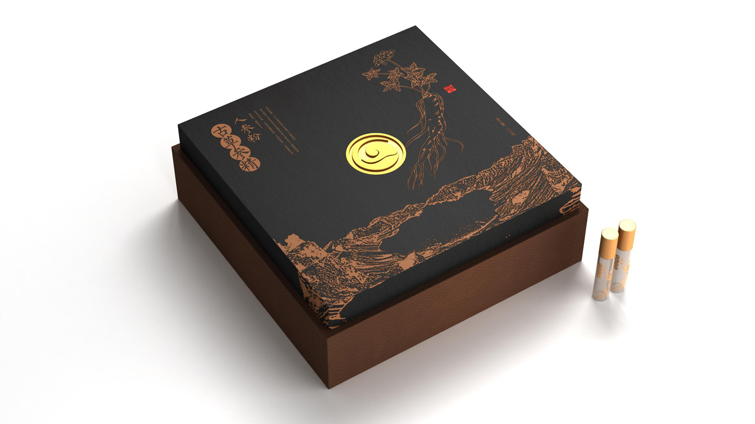 Ginseng paste packaging design，Packaging Design of Nourishing Health Products，Health Care Packaging Design Company，