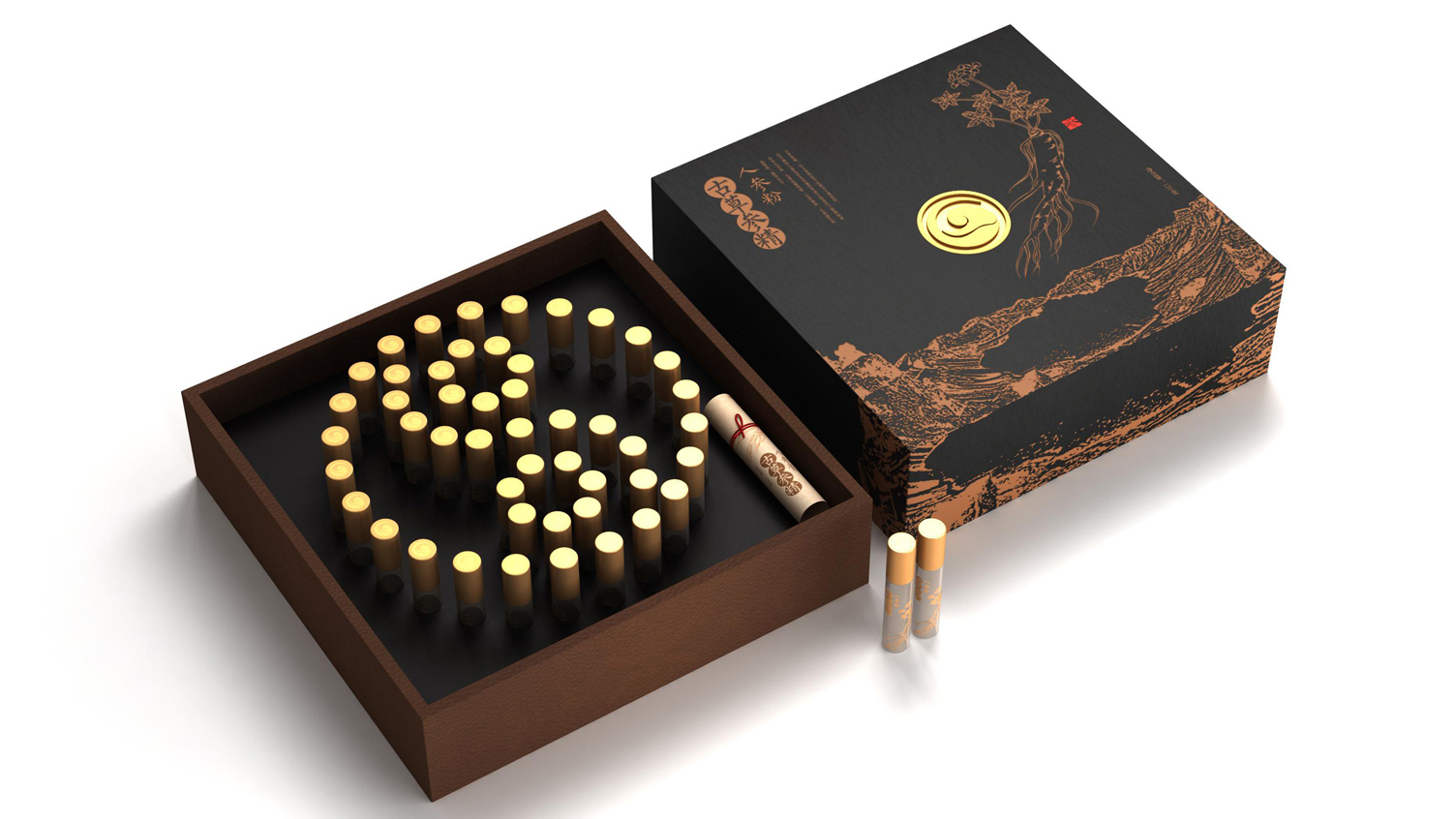 Ginseng paste packaging design，Packaging Design of Nourishing Health Products，Health Care Packaging Design Company，
