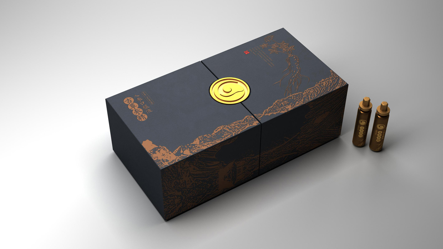 Ginseng paste packaging design，Packaging Design of Nourishing Health Products，Health Care Packaging Design Company，