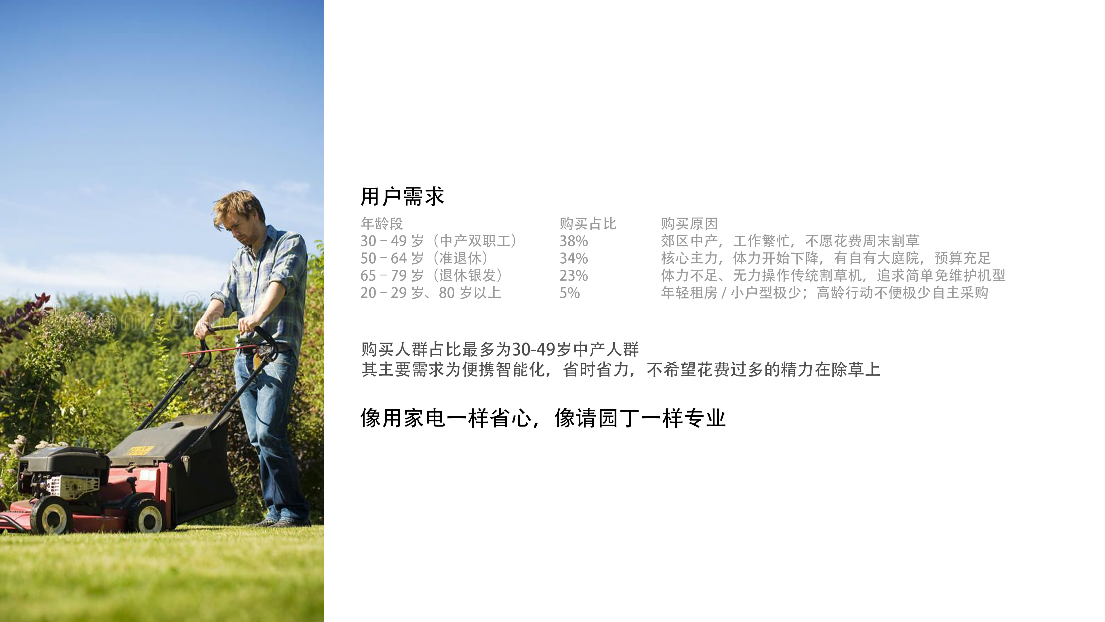 Concept of an autonomous lawn-mowing robot，