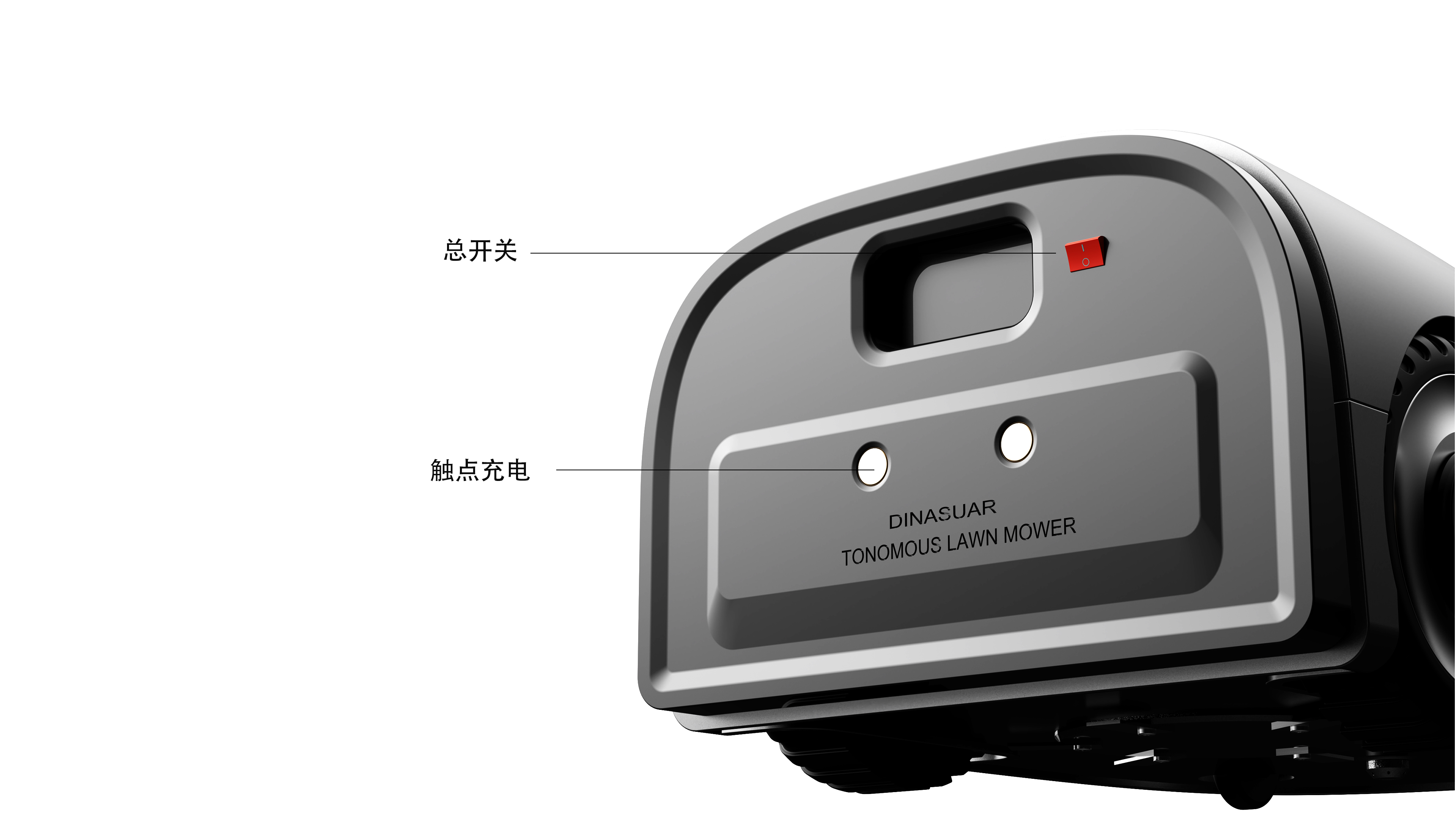 Concept of an autonomous lawn-mowing robot，