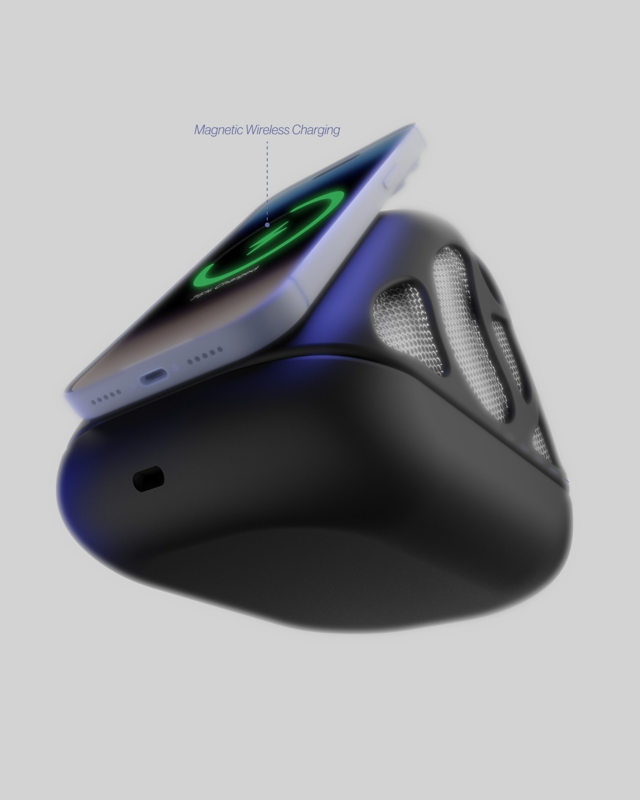 Wireless charging base，Minimalist Desktop，Great office desk items，Desktop Dock，ONZA，