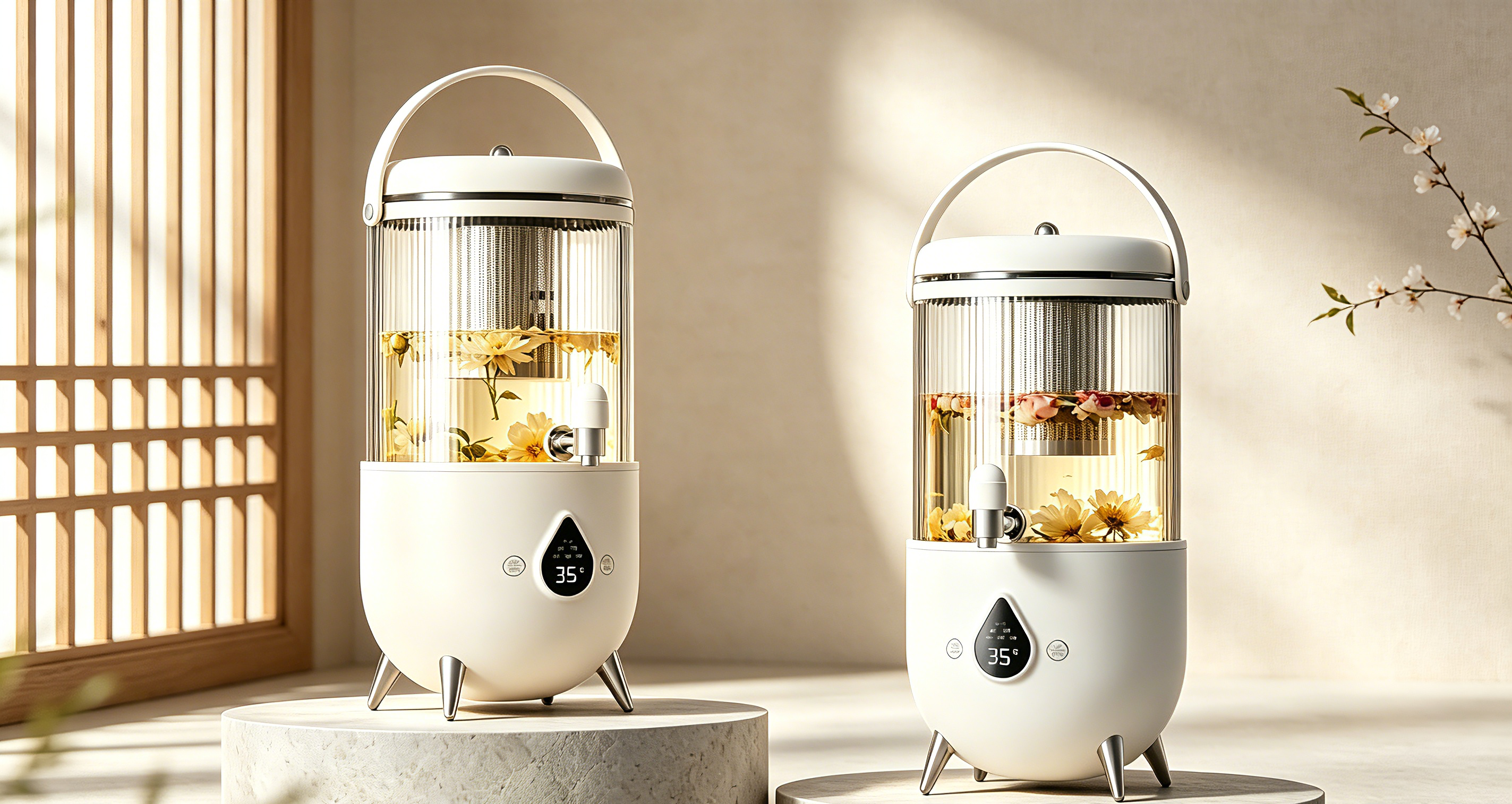 Appearance design of small household appliances，designer，Flower teapot，Health pot，Boiling teapot，New product development，New product design，