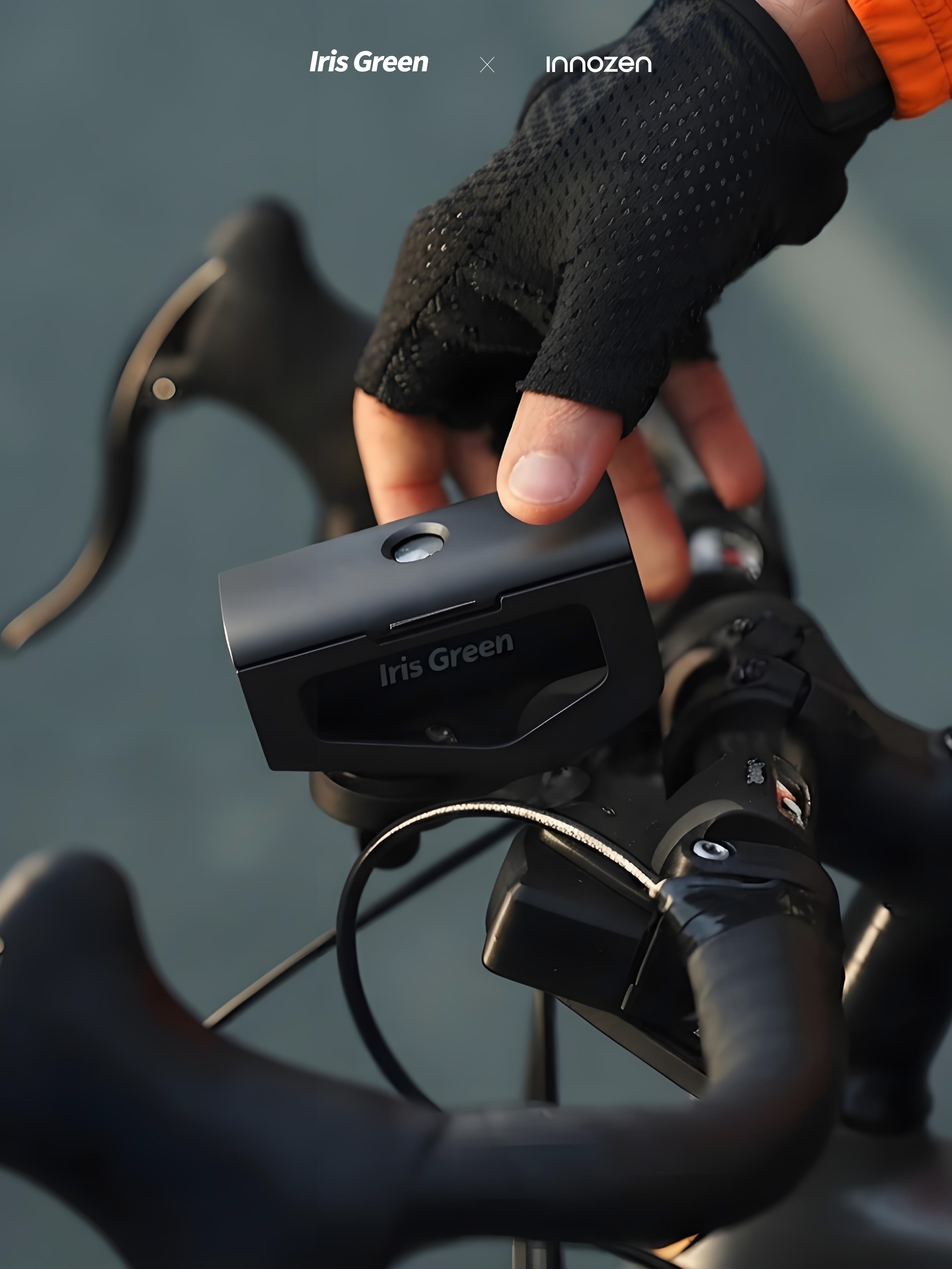 Italian design，IrisGreen，Kickstarter，innozendesign，HUD，Bike navigation，Highway Night Ride，Night Ride Essential，