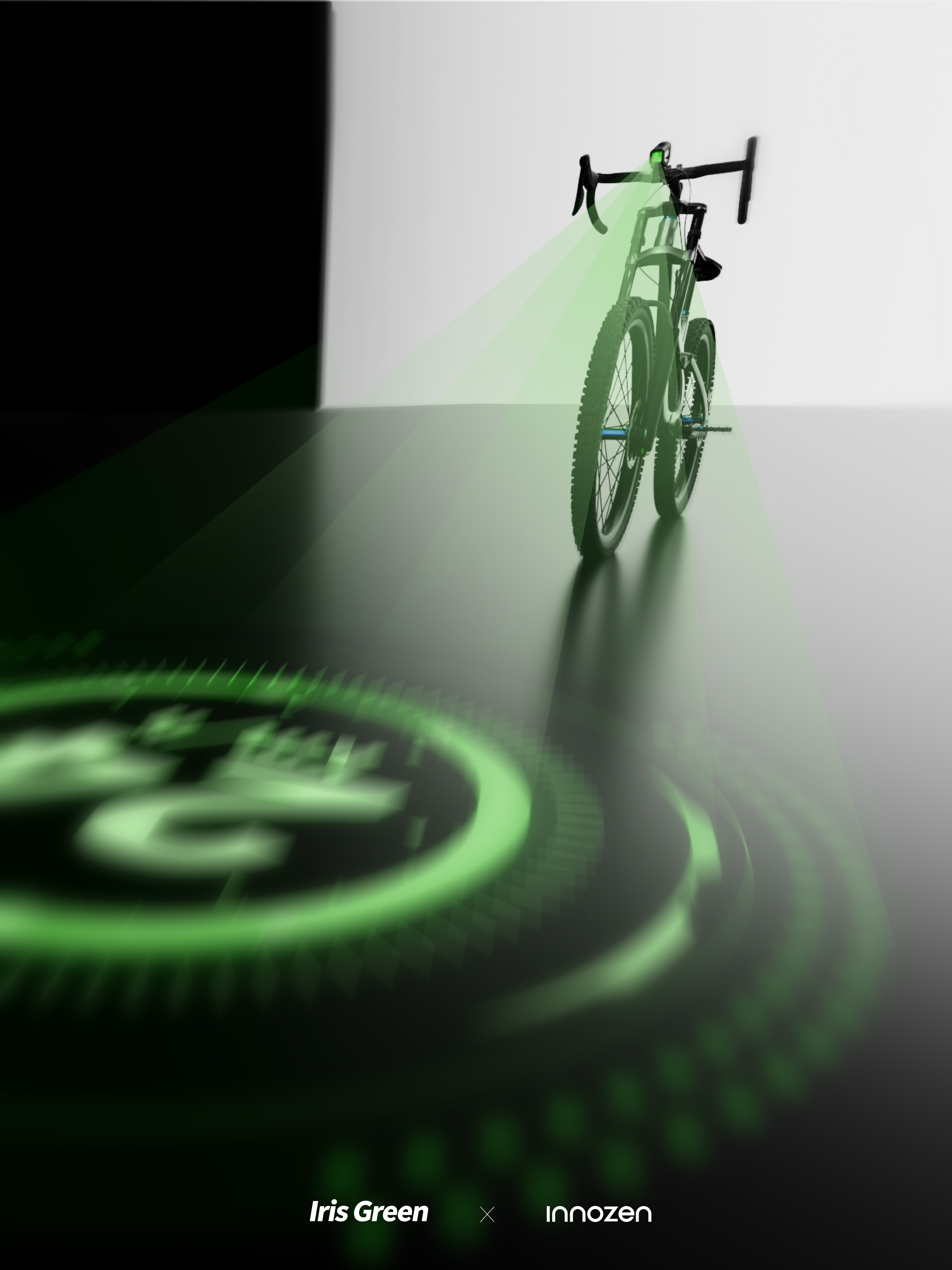 Italian design，IrisGreen，Kickstarter，innozendesign，HUD，Bike navigation，Highway Night Ride，Night Ride Essential，