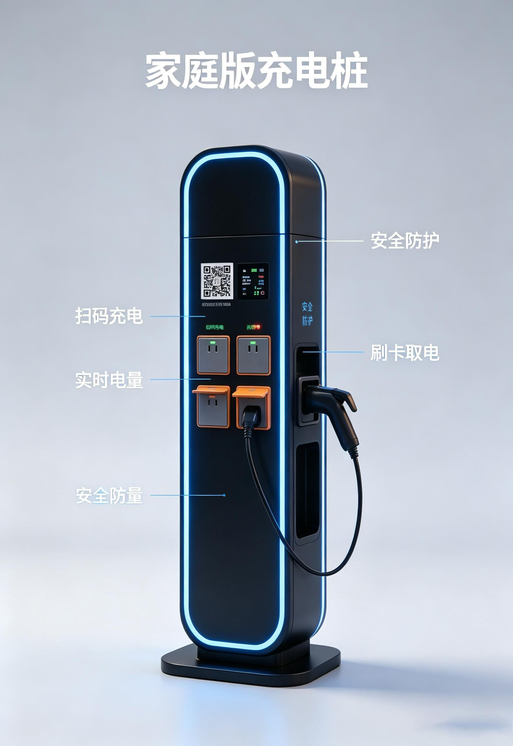 industrial design，Charging pile design，Product structure design，New energy equipment，Community public facilities，