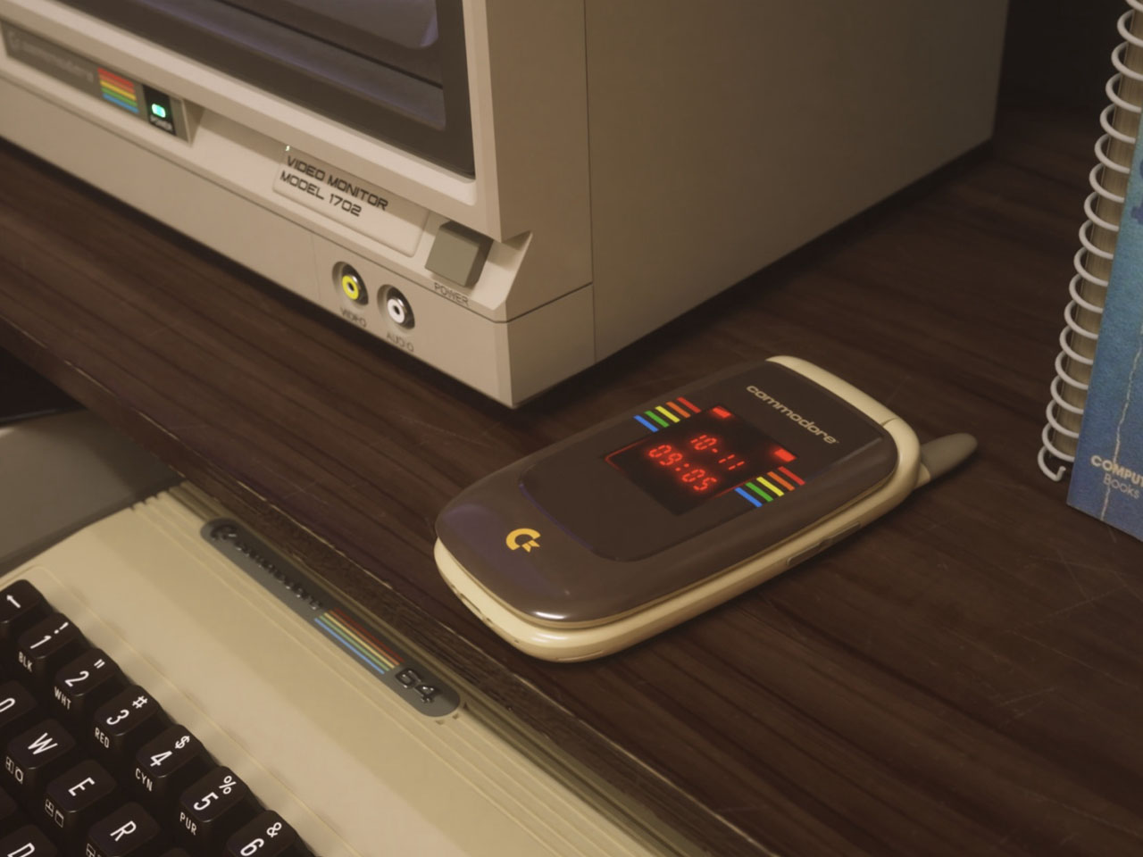 mobile phone，Retro，electronic product，Commodore 8020，