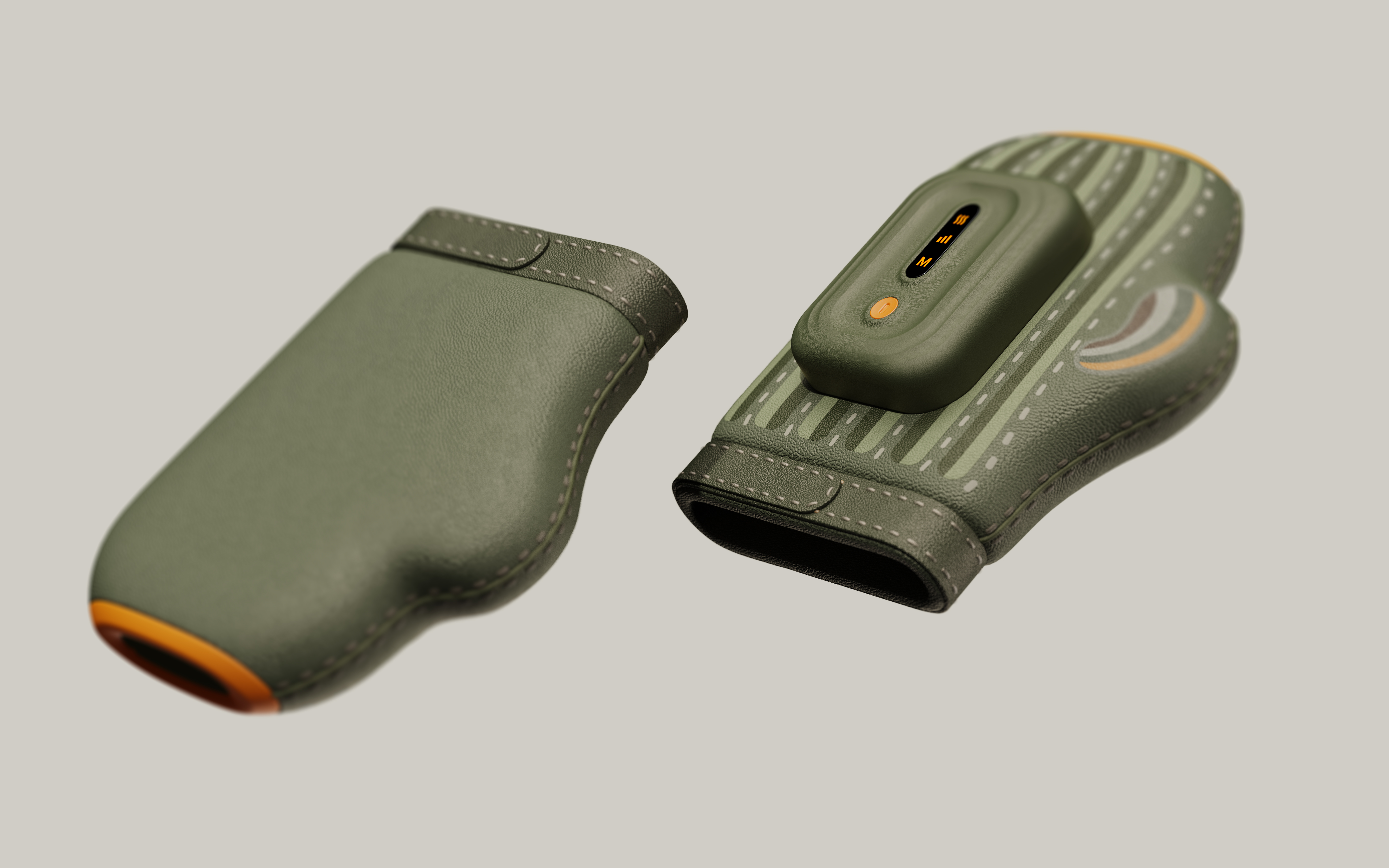 cactus，Immortal Story，Hand massage instrument，Color contrast design，Leather surface，Personal care products，Maiden heart，Full of vitality，