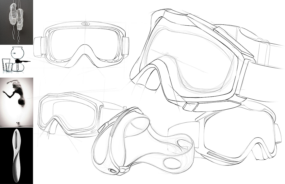 industrial design，outdoors，motion，Hand drawn，Helmet，