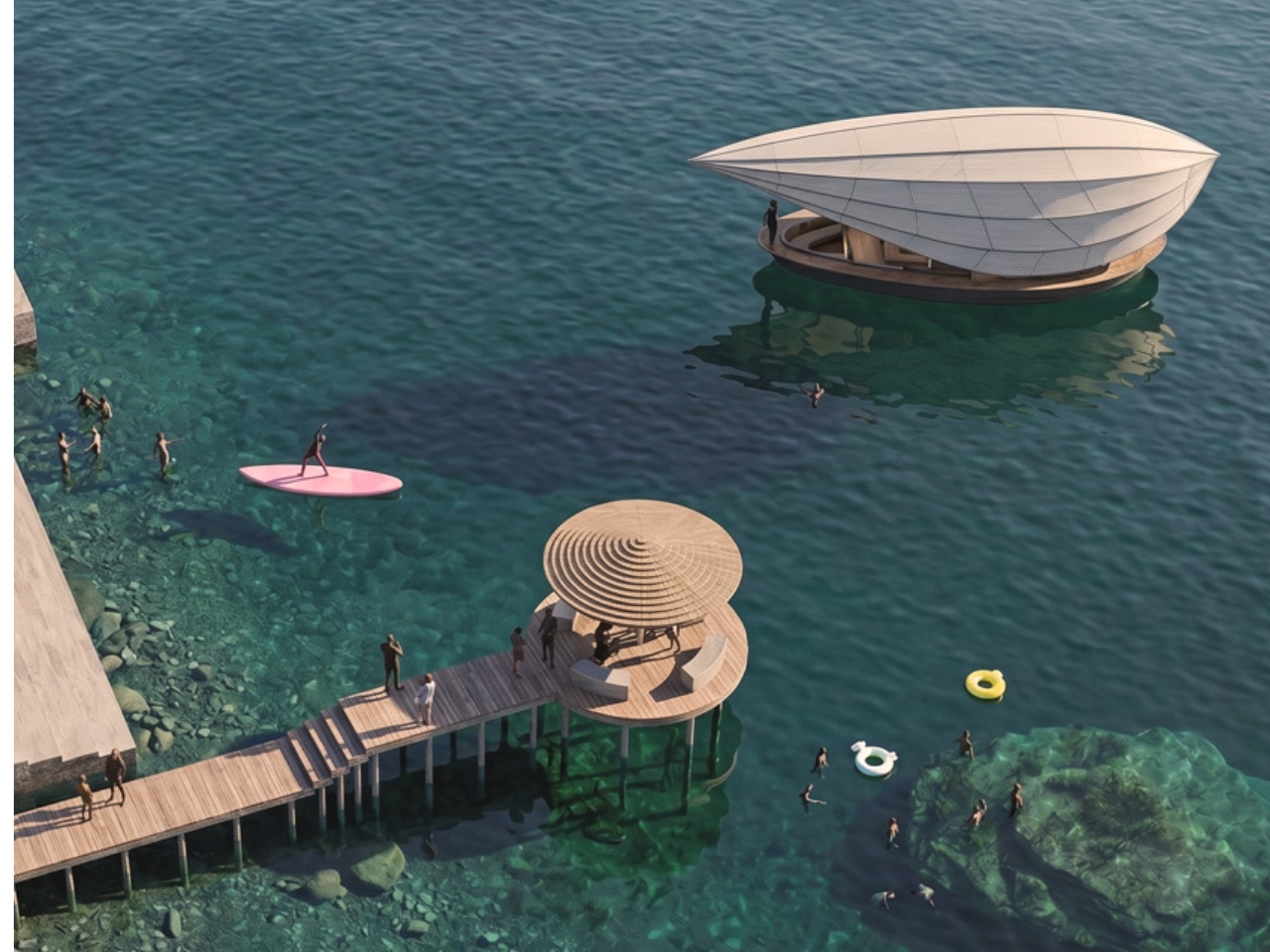 Lucia，conceptual design，Architecture，Water residence，Lucia，conceptual design，Architecture，Water residence，