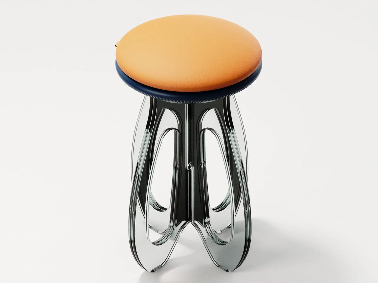 furniture design ，Tempered glass，3D printing，House of Sach，Tide Stool，