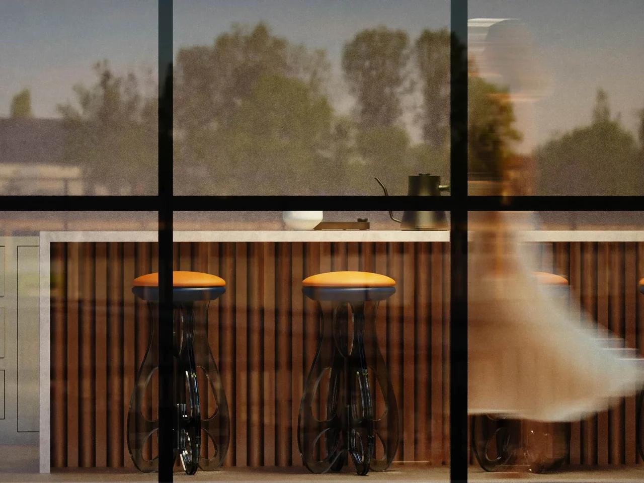 furniture design ，Tempered glass，3D printing，House of Sach，Tide Stool，