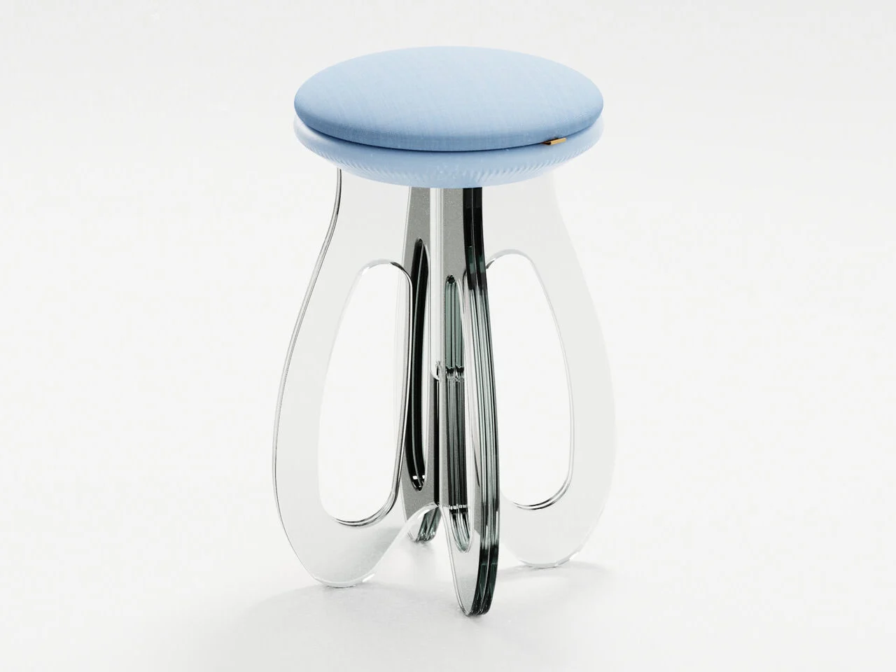furniture design ，Tempered glass，3D printing，House of Sach，Tide Stool，