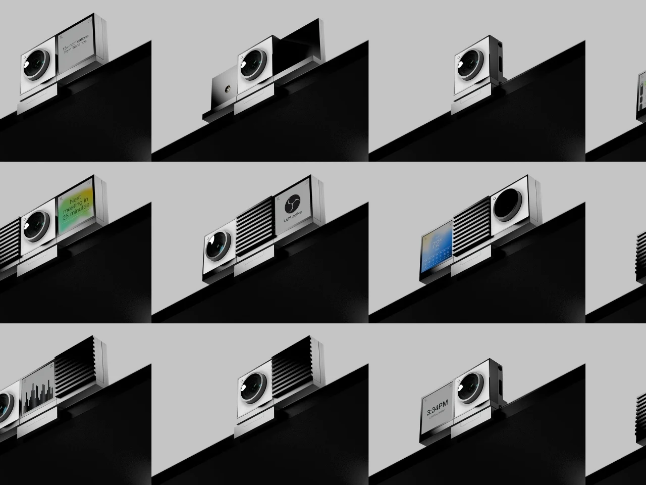 NODE，Modular camera，magnetic attraction design，