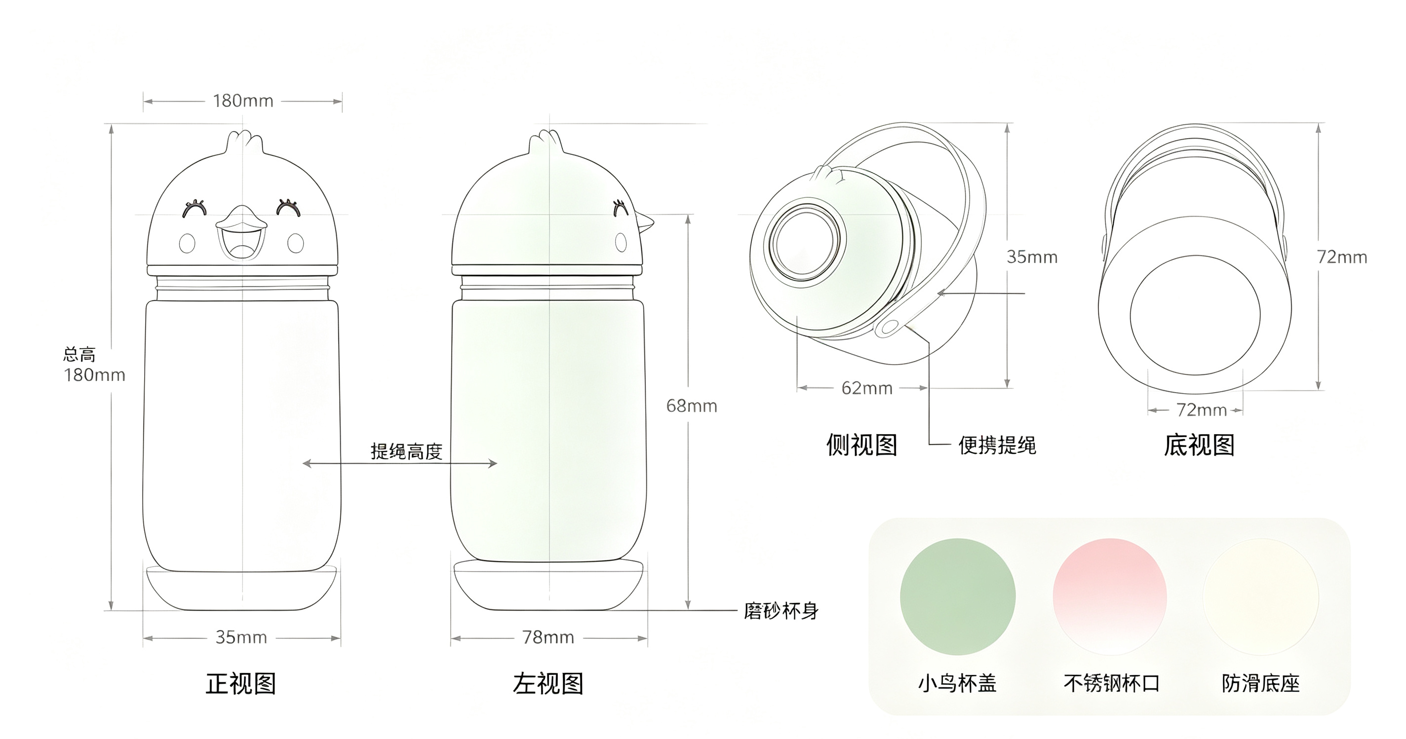 industrial design，Cultural and creative product design，Thermos cup design，Commodity Design，Appearance design，