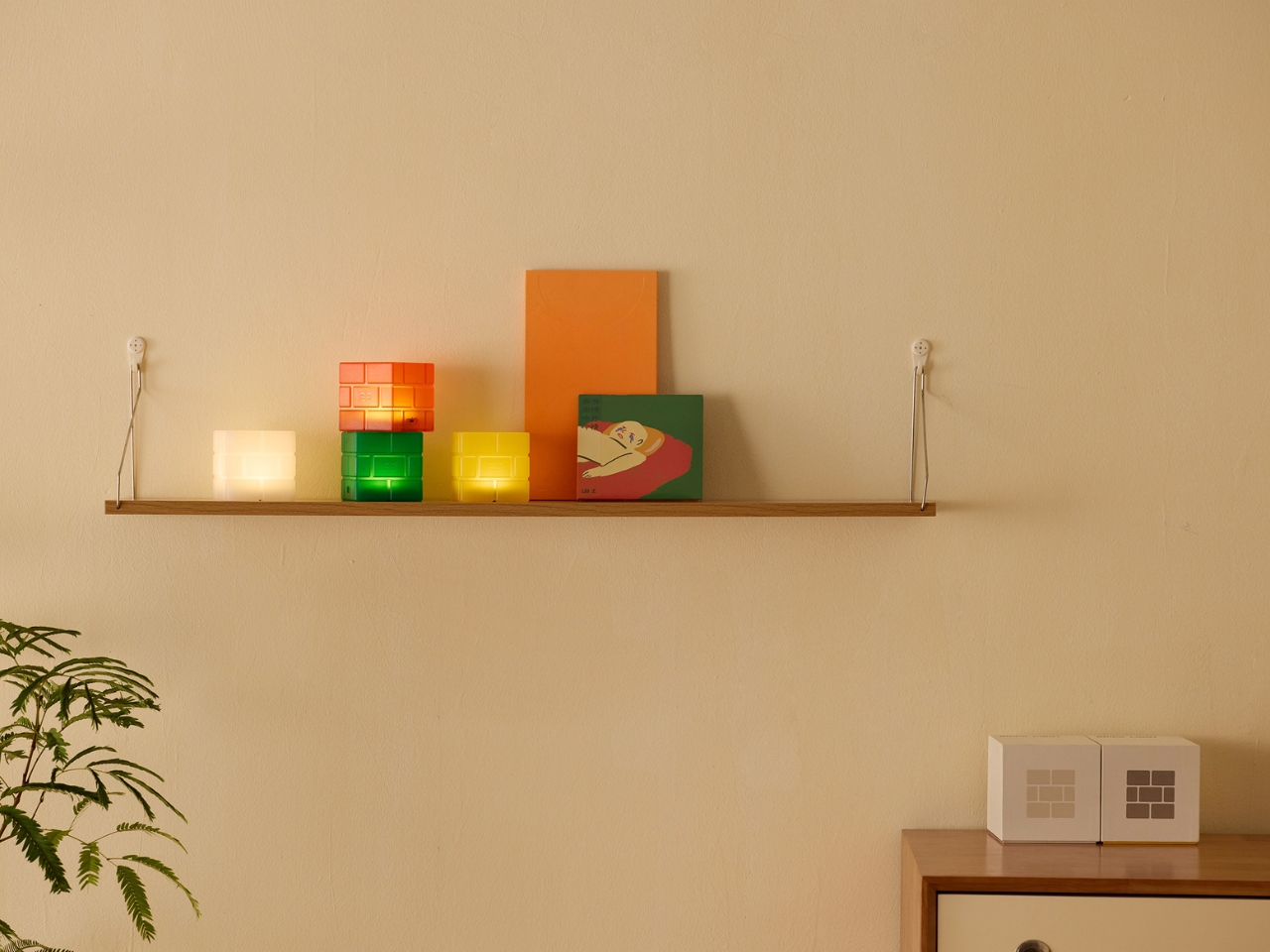 lighting，Brick shape，Travel memory lamps，Flame-retardant PC material，