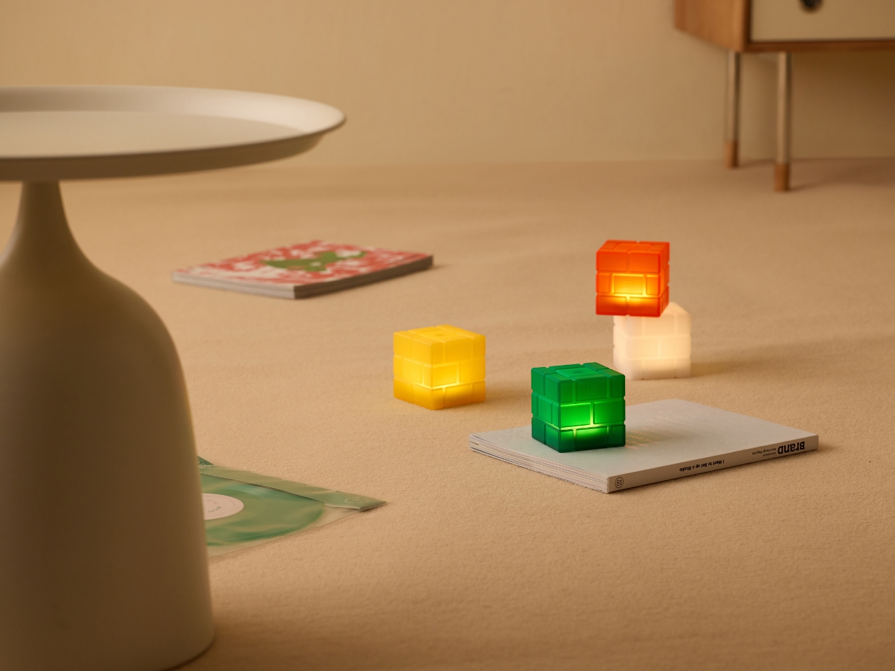 lighting，Brick shape，Travel memory lamps，Flame-retardant PC material，