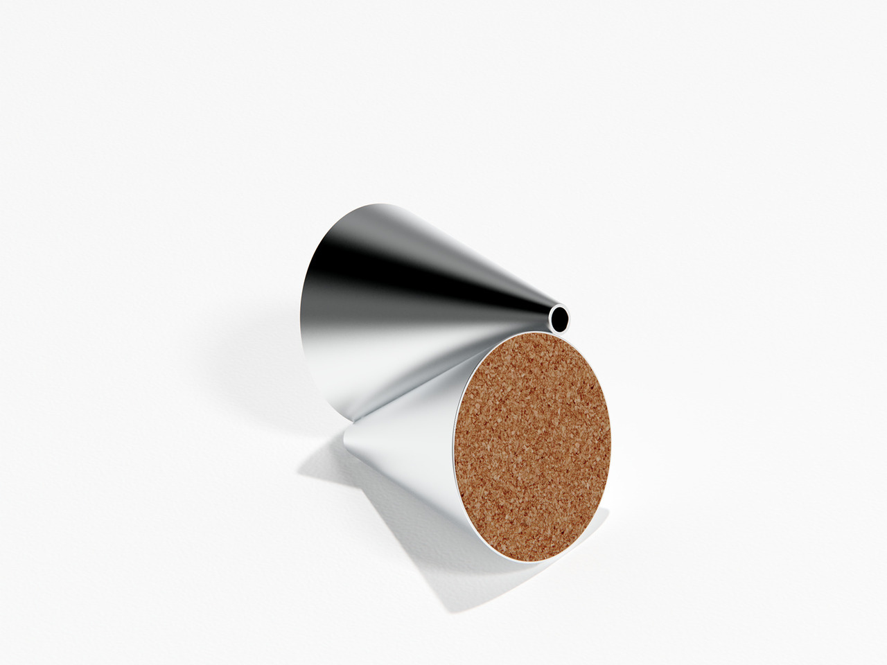Bauhaus ，pen container，Konus，aluminum cone，