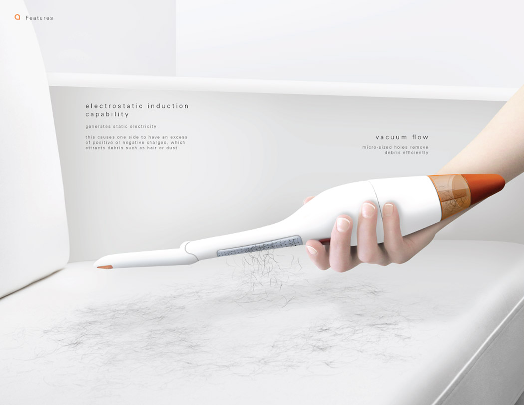 Aeriwand.，180°，Vacuum cleaner，miniature，Michelle piotro，