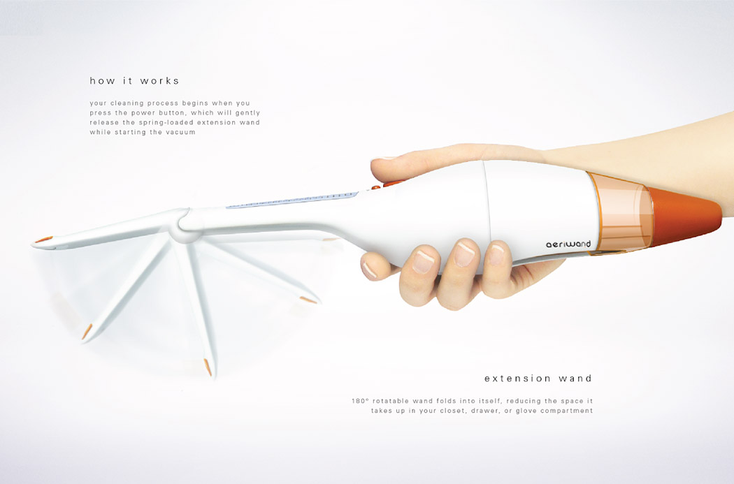 Aeriwand.，180°，Vacuum cleaner，miniature，Michelle piotro，