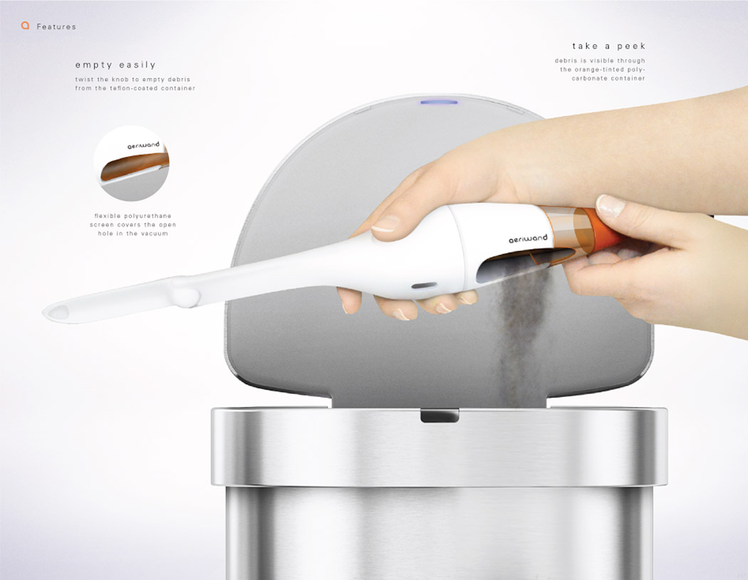 Aeriwand.，180°，Vacuum cleaner，miniature，Michelle piotro，