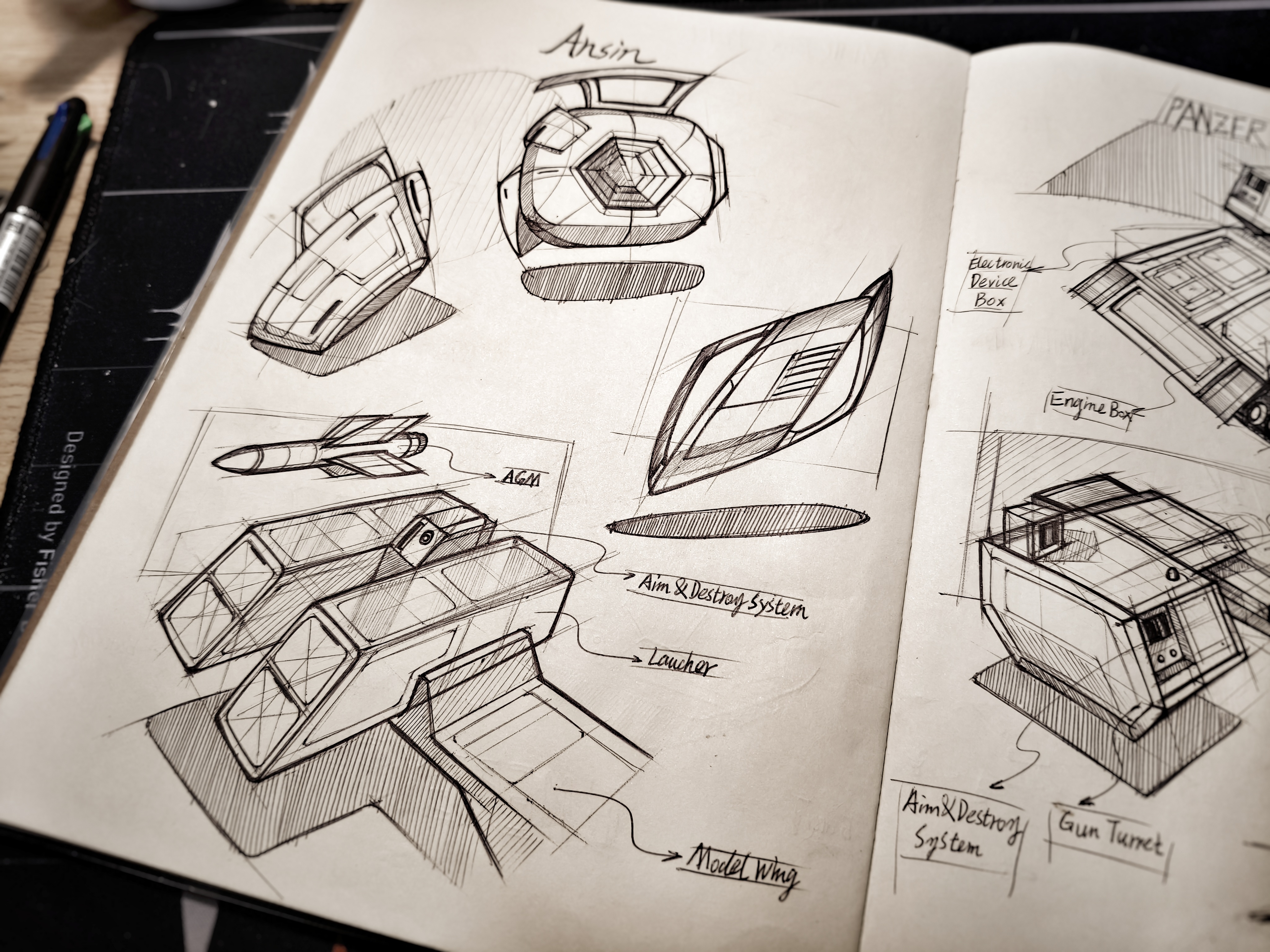 Hand drawn，manuscript，idea sketch ，Structural sketch，sketch，