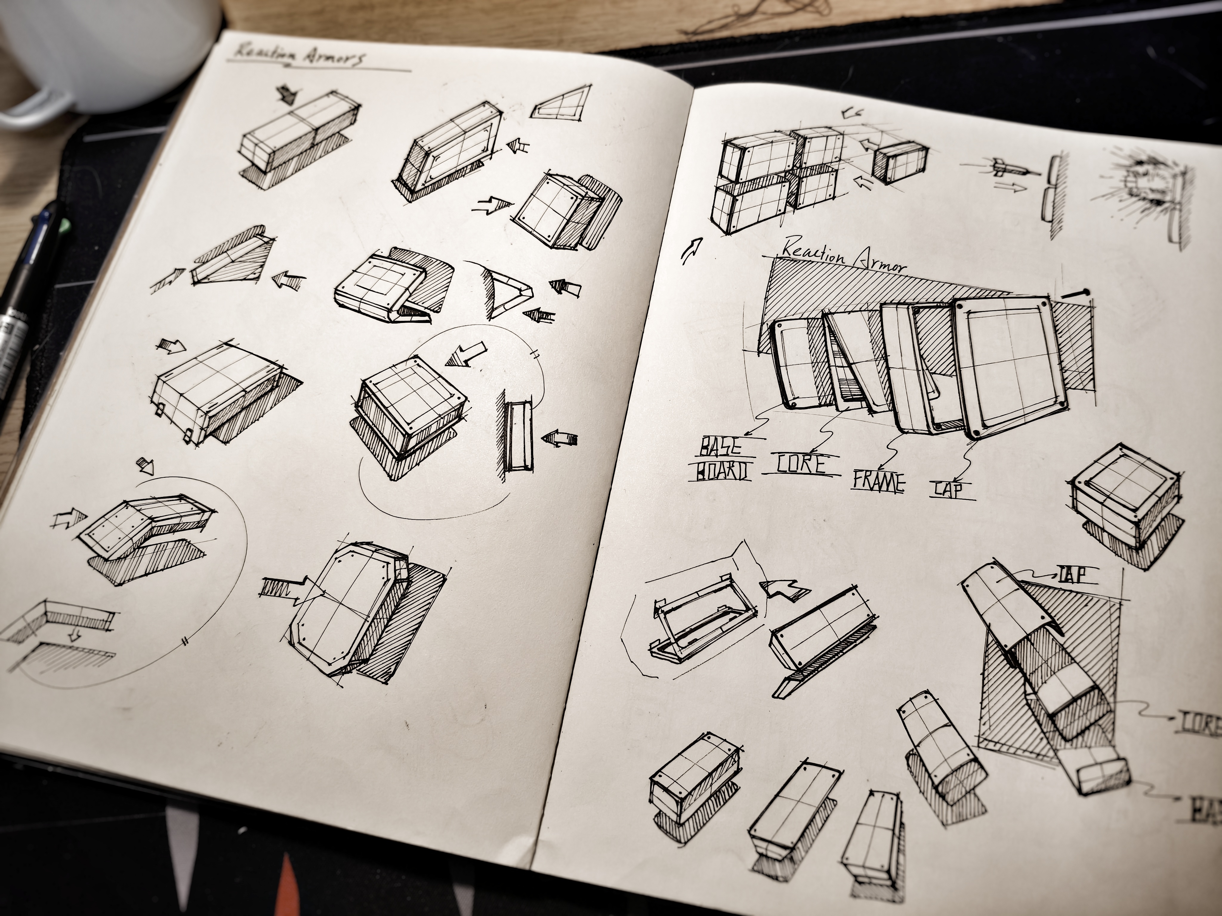 Hand drawn，manuscript，idea sketch ，Structural sketch，sketch，