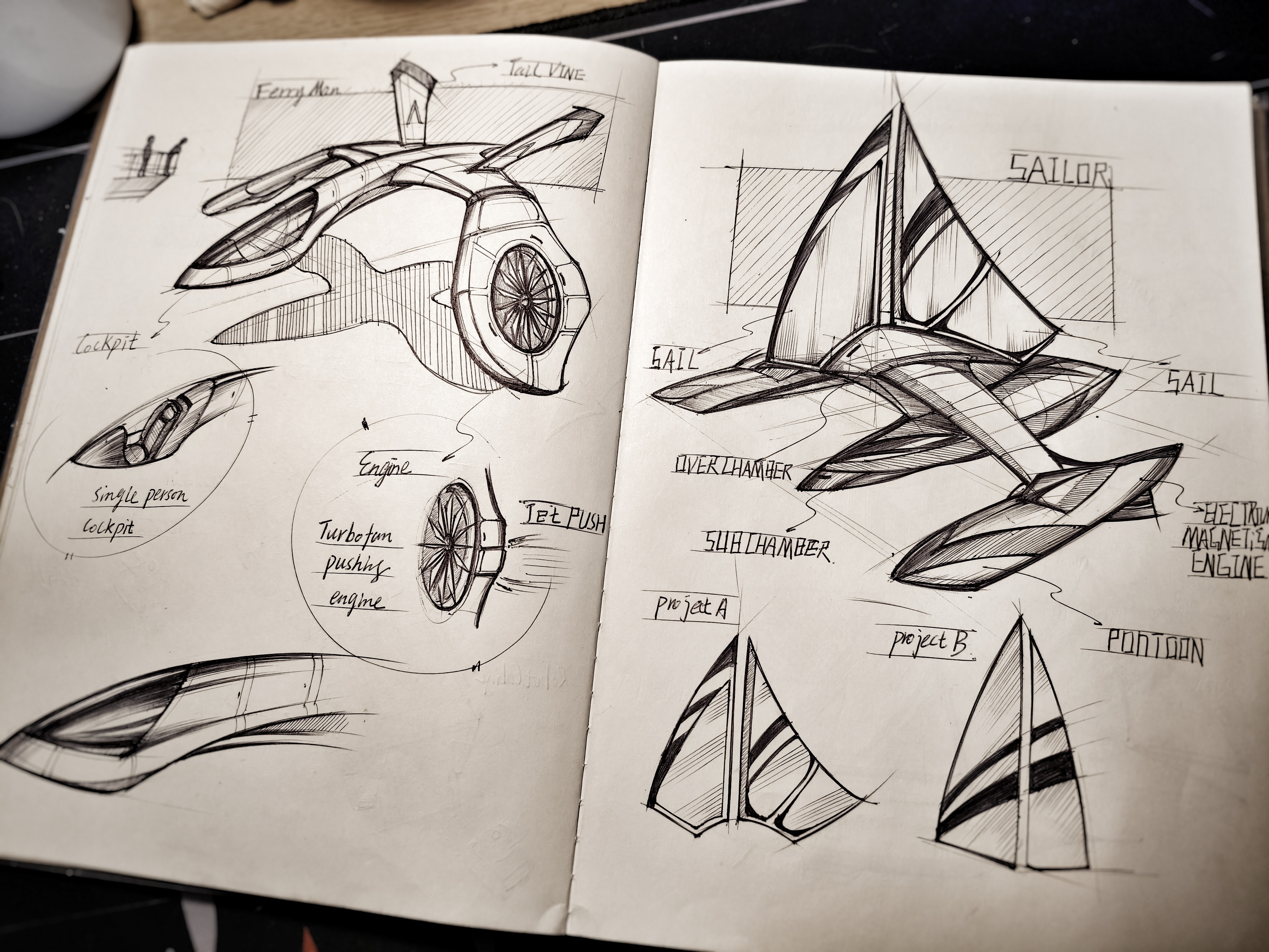 Hand drawn，sketch，sketch，Overview Sketch，draft，Structural sketch，