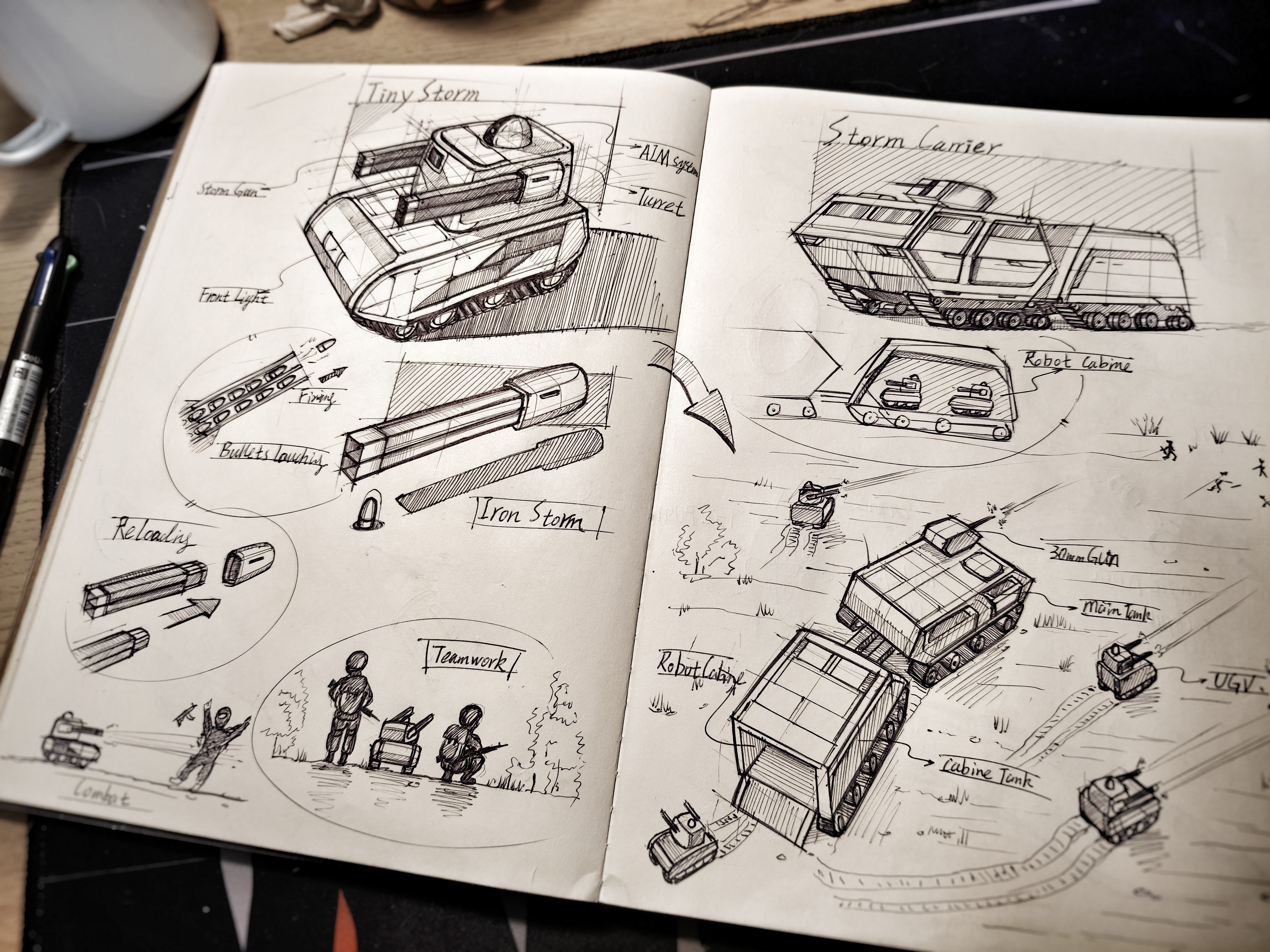 Hand drawn，sketch，sketch，Overview Sketch，draft，Structural sketch，