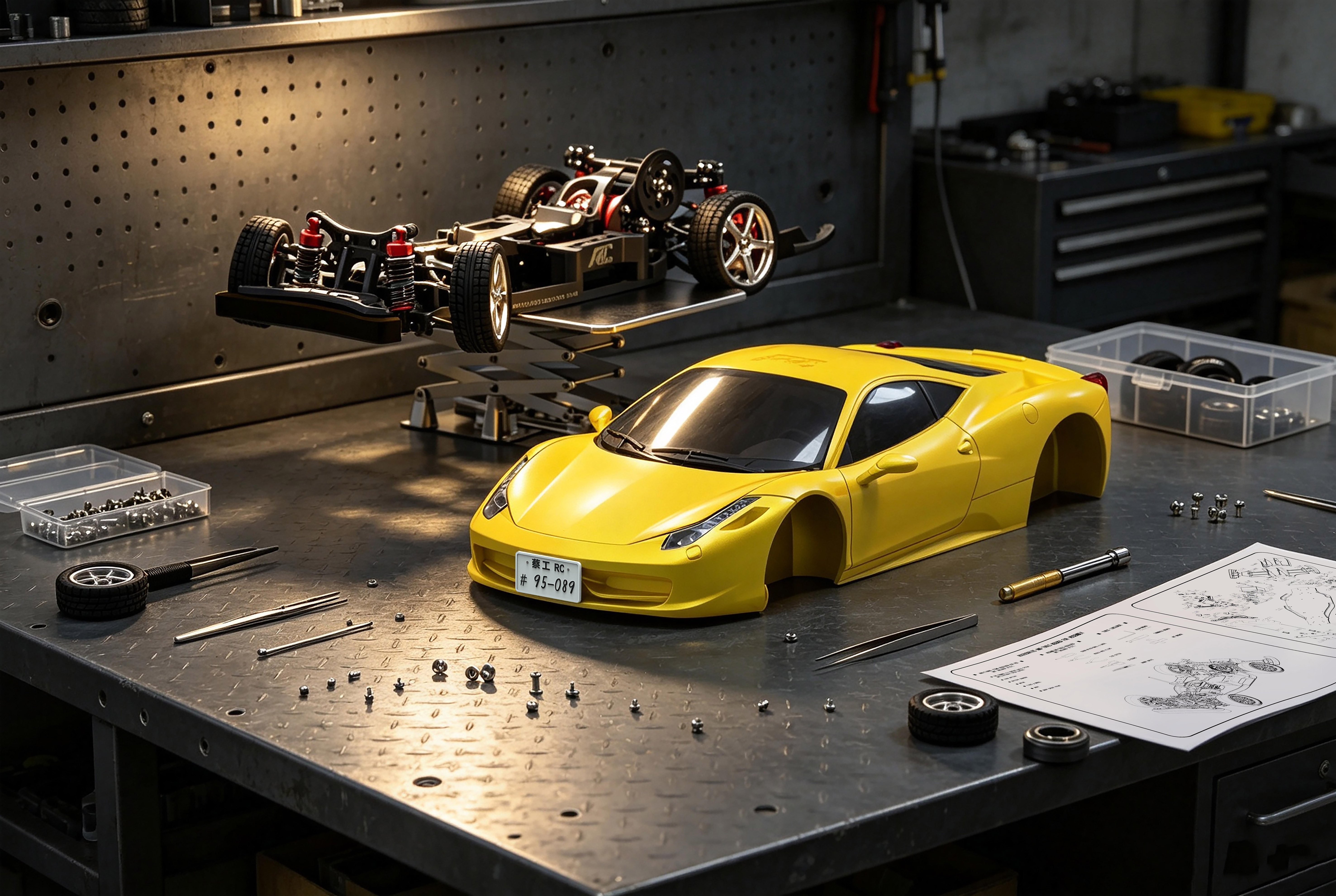 vehicle，RC，Remote control model，frame design，