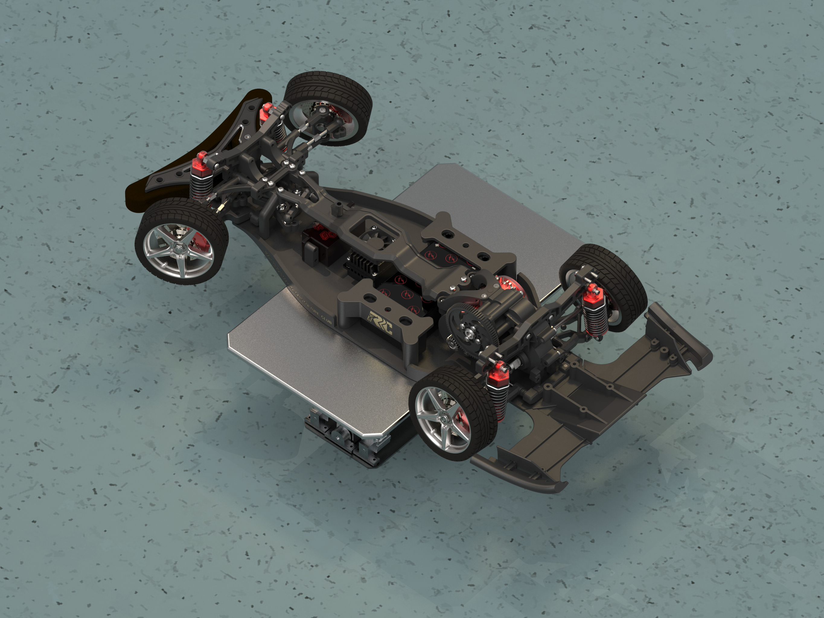 vehicle，RC，Remote control model，frame design，