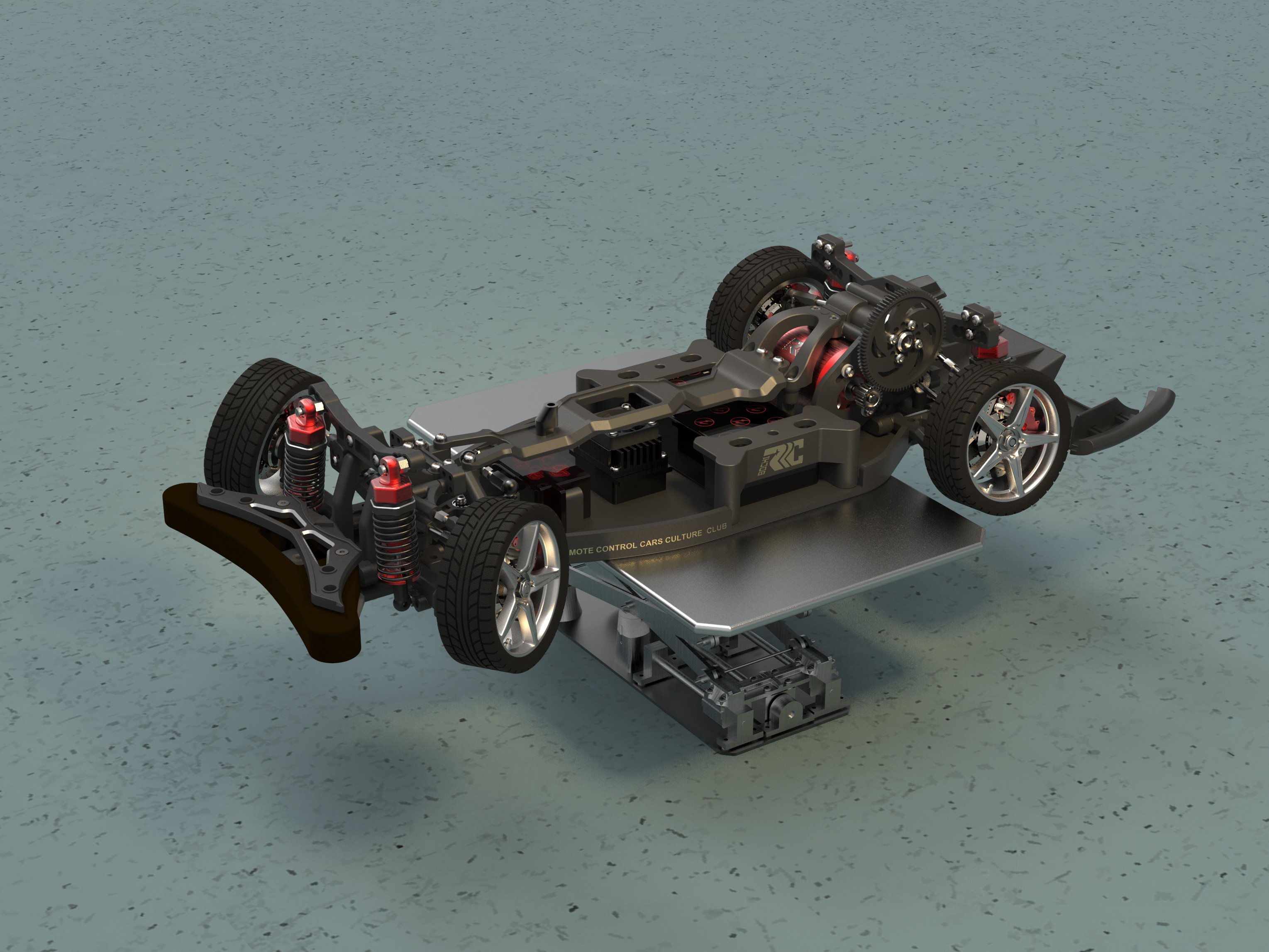 vehicle，RC，Remote control model，frame design，