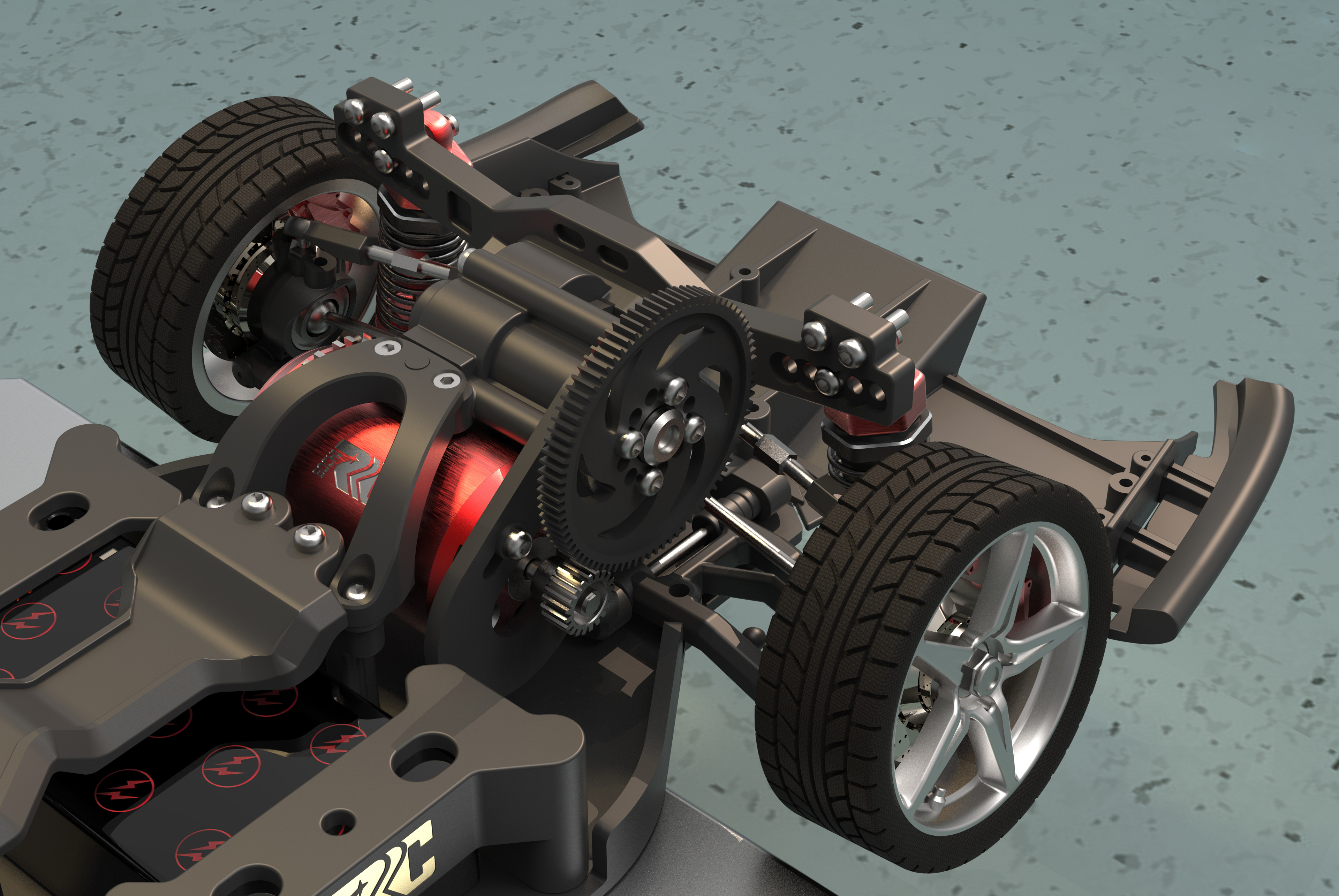 vehicle，RC，Remote control model，frame design，