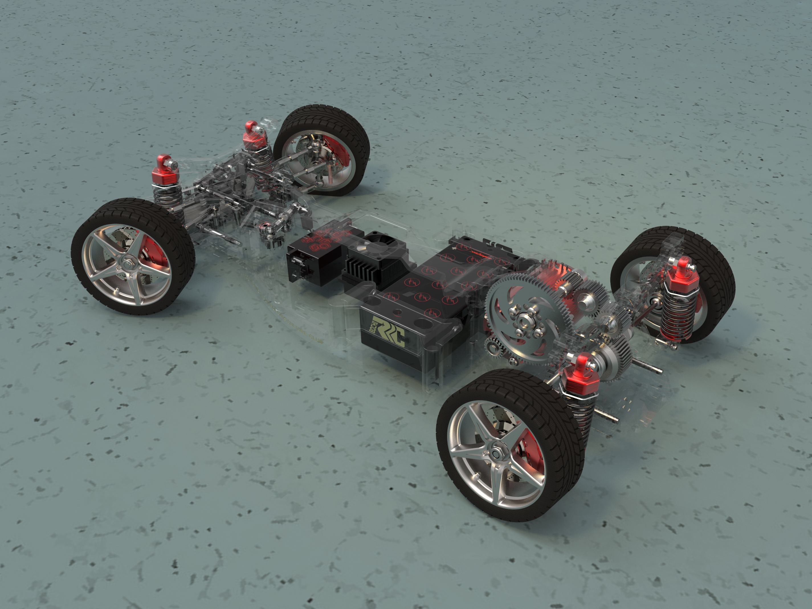 vehicle，RC，Remote control model，frame design，